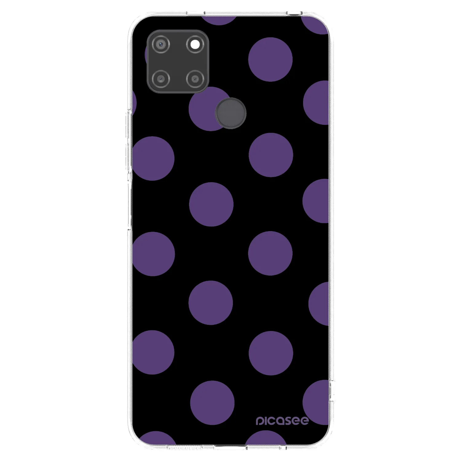 Picasee husă transparentă din silicon pentru Realme C21Y - Big flickers