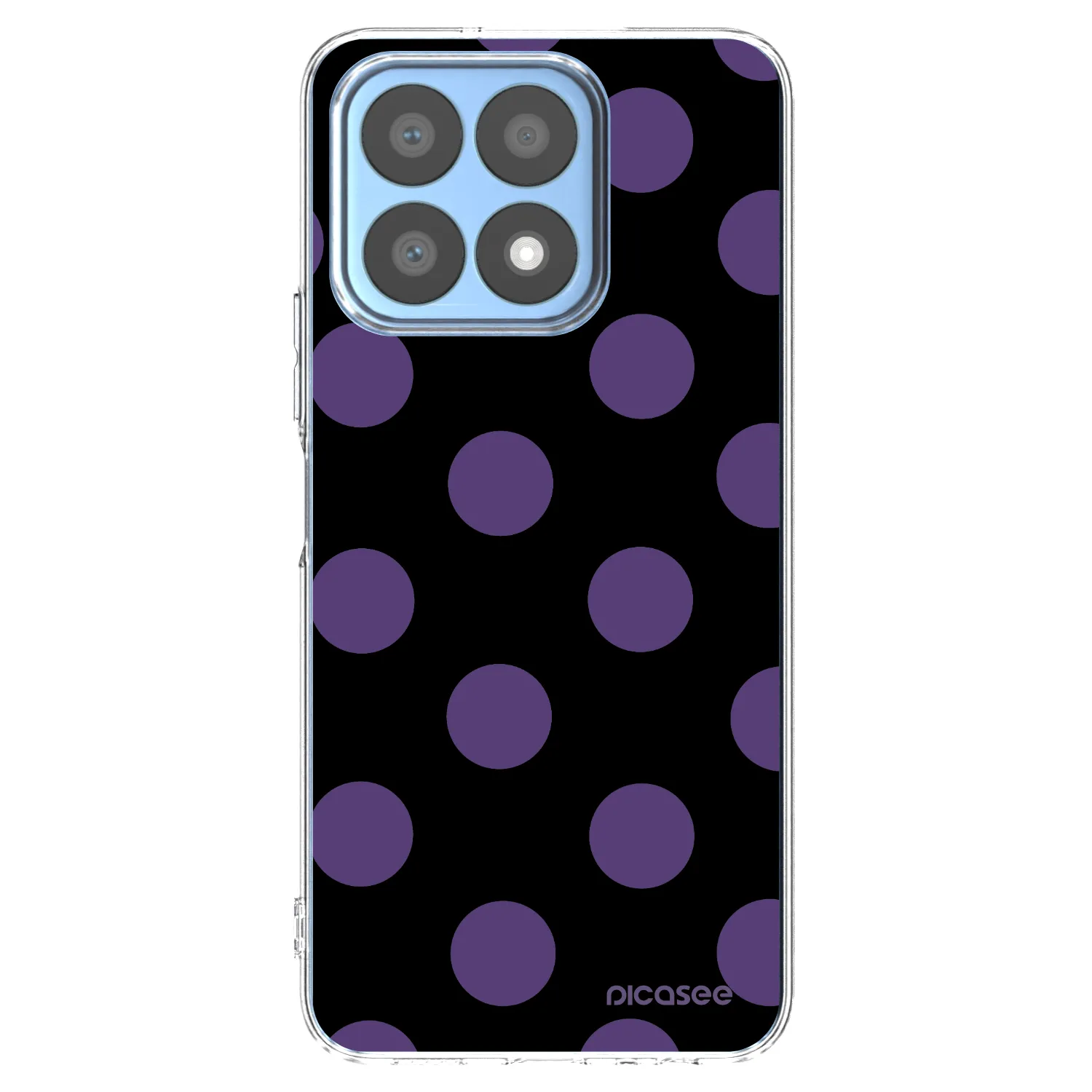Picasee husă transparentă din silicon pentru Honor X8a - Big flickers