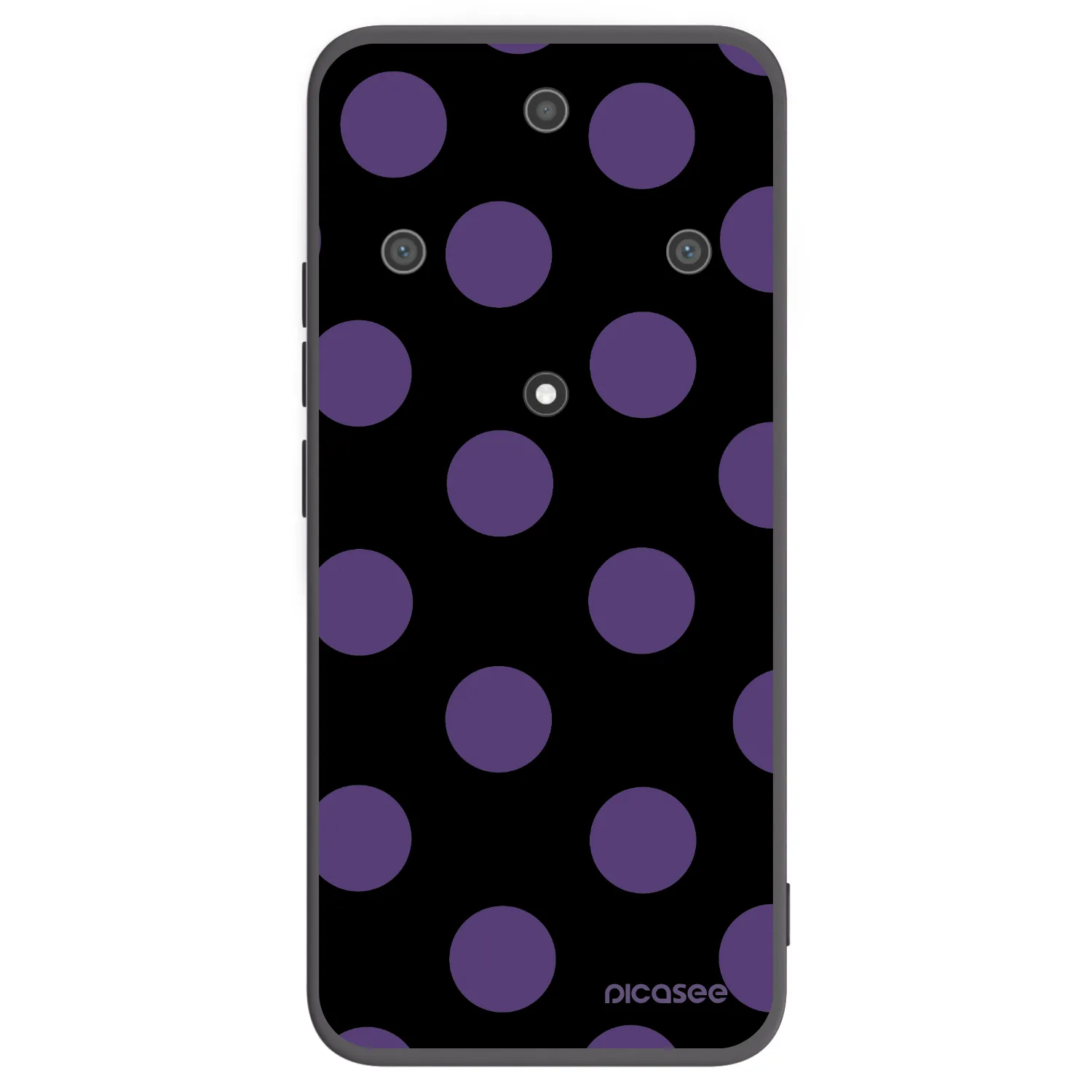Picasee husă neagră din silicon pentru Honor Magic5 Lite 5G - Big flickers