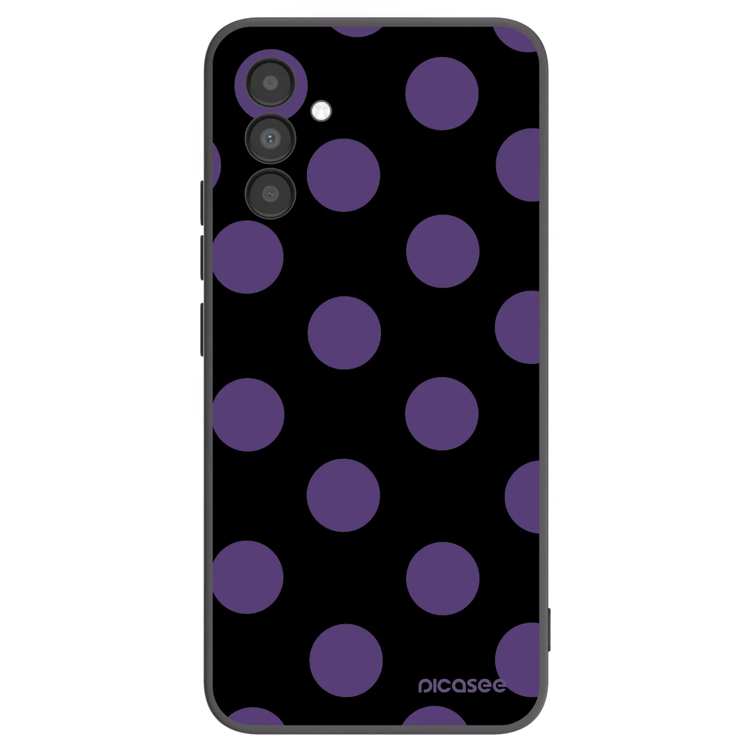 Picasee husă neagră din silicon pentru Samsung Galaxy A04s A047F - Big flickers
