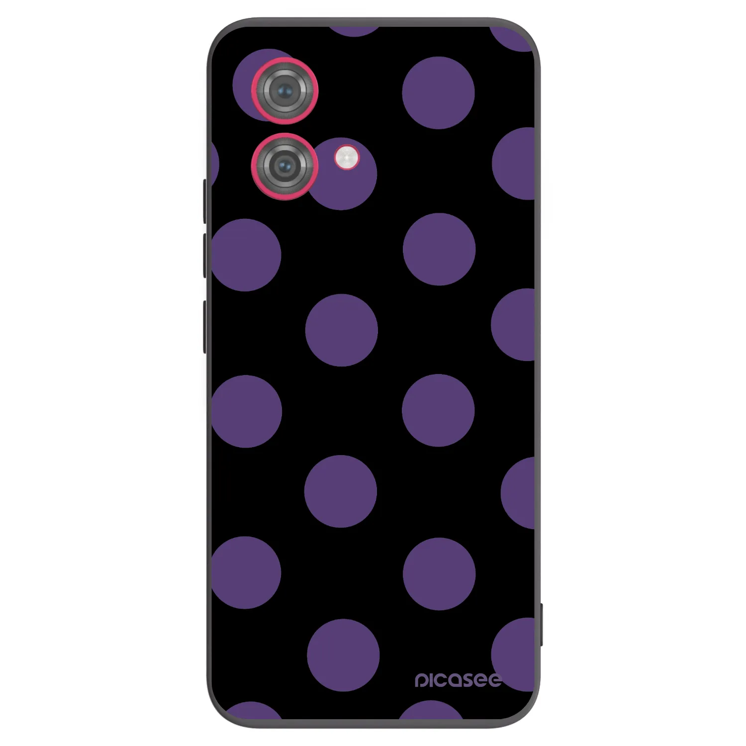 Picasee husă neagră din silicon pentru Motorola Moto G84 5G - Big flickers
