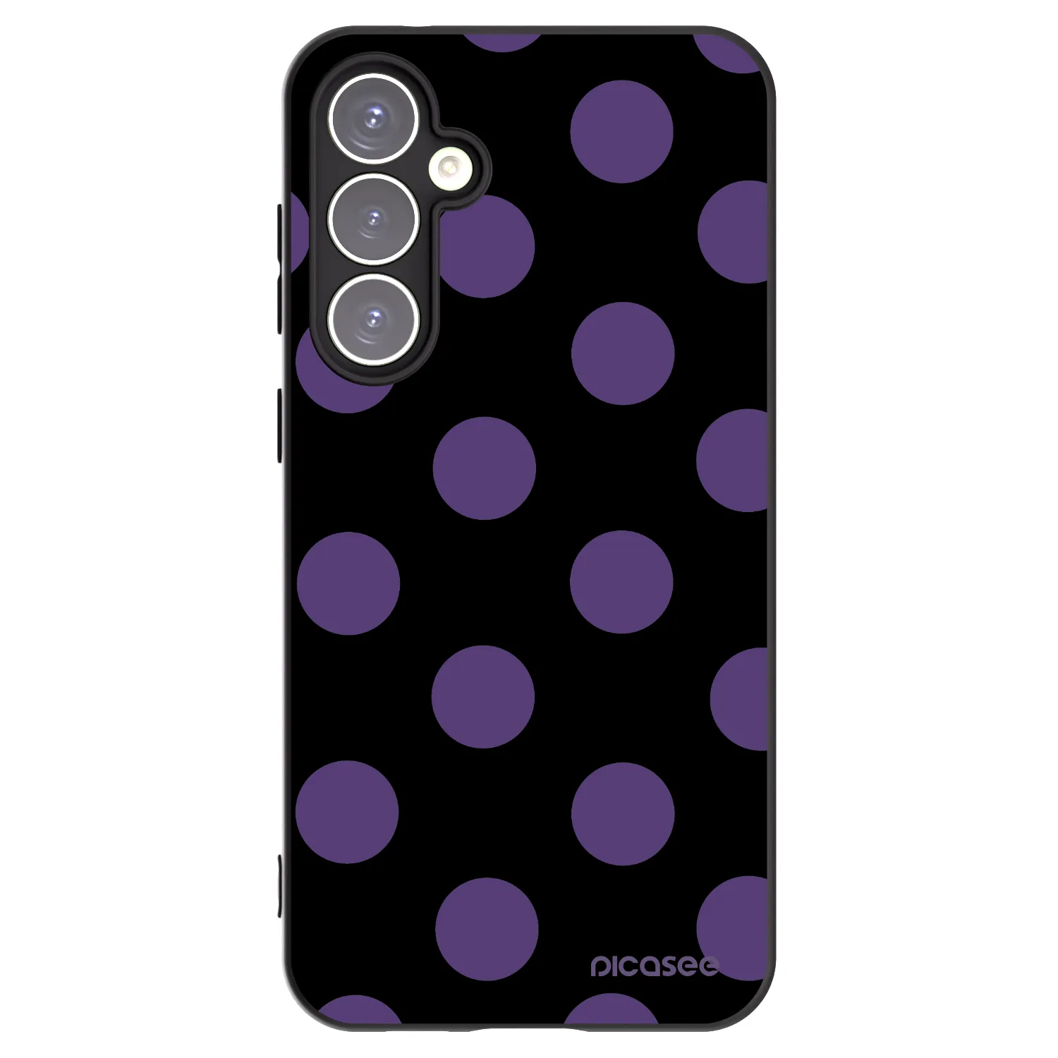 Picasee husă neagră din silicon pentru Samsung Galaxy S23 FE S711B - Big flickers