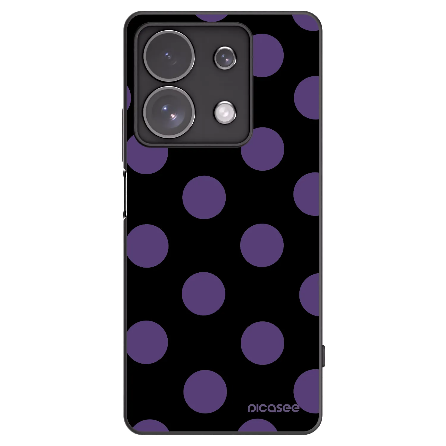 Picasee husă neagră din silicon pentru Xiaomi Redmi Note 13 Pro 4G - Big flickers