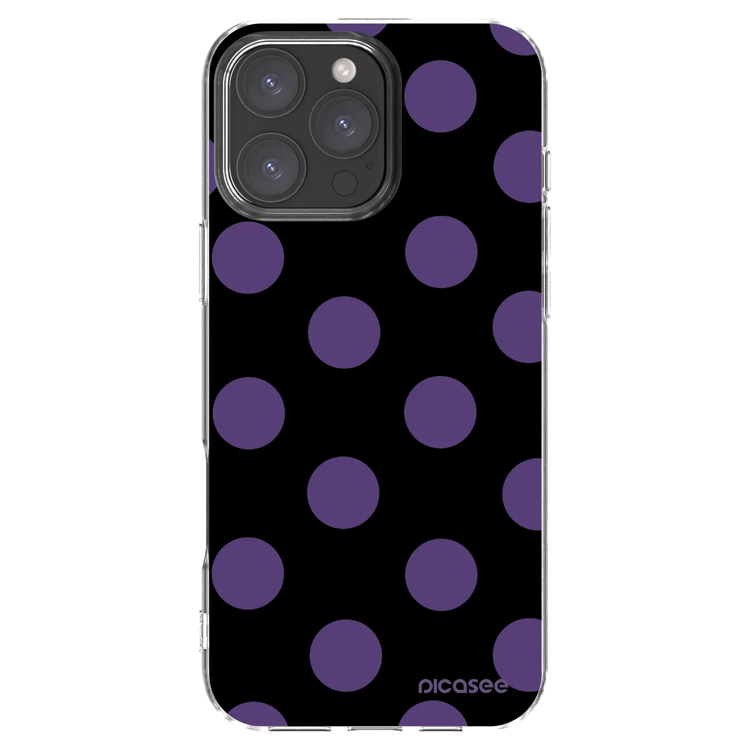 Picasee husă transparentă din silicon pentru Apple iPhone 16 Pro Max - Big flickers