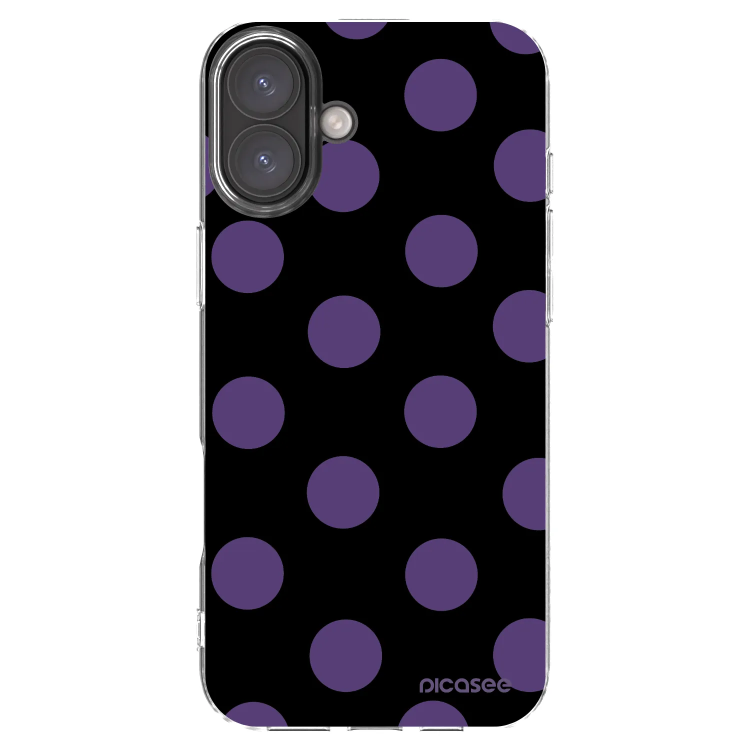 Picasee husă transparentă din silicon pentru Apple iPhone 16 Plus - Big flickers