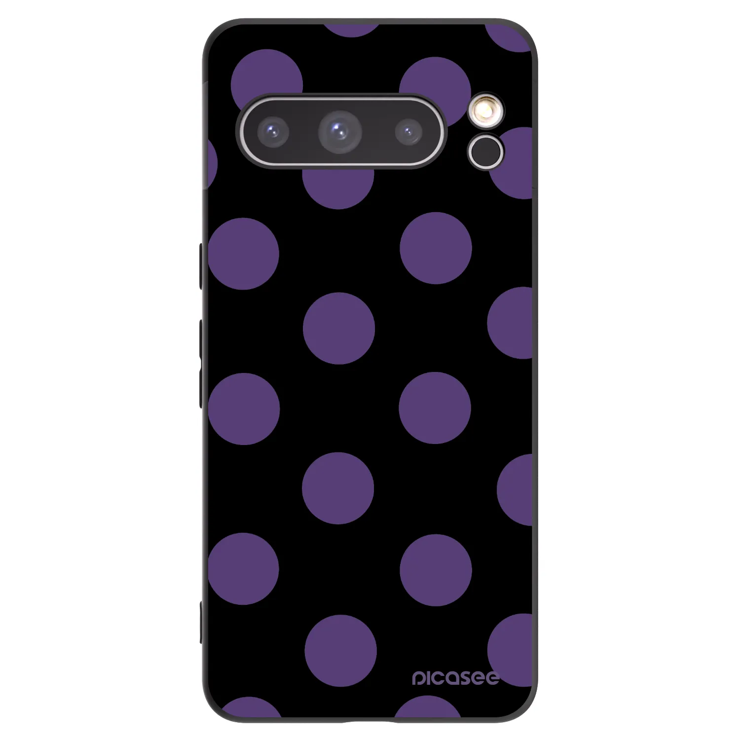 Picasee husă neagră din silicon pentru Google Pixel 8 Pro - Big flickers