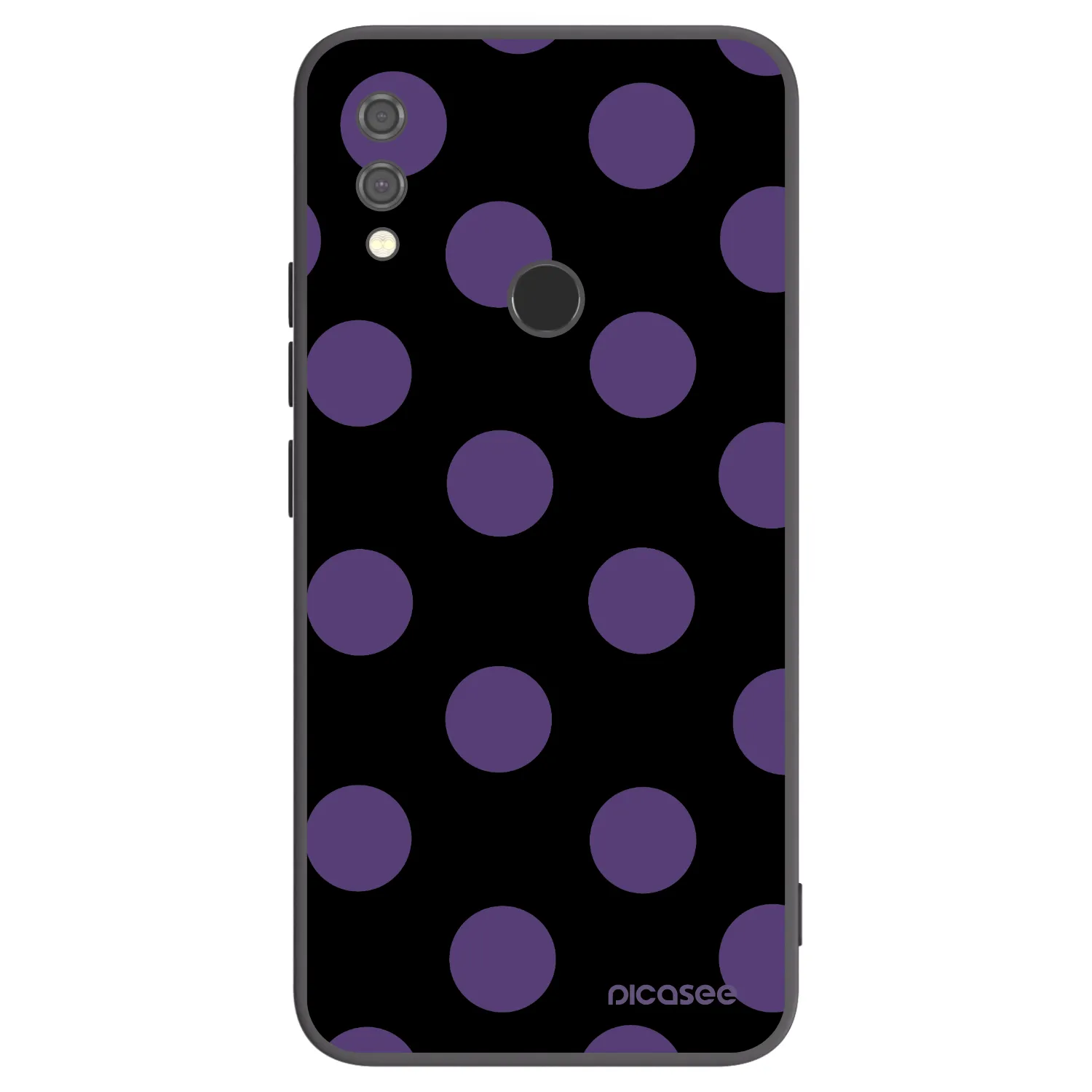 Picasee husă neagră din silicon pentru Xiaomi Redmi Note 7 - Big flickers