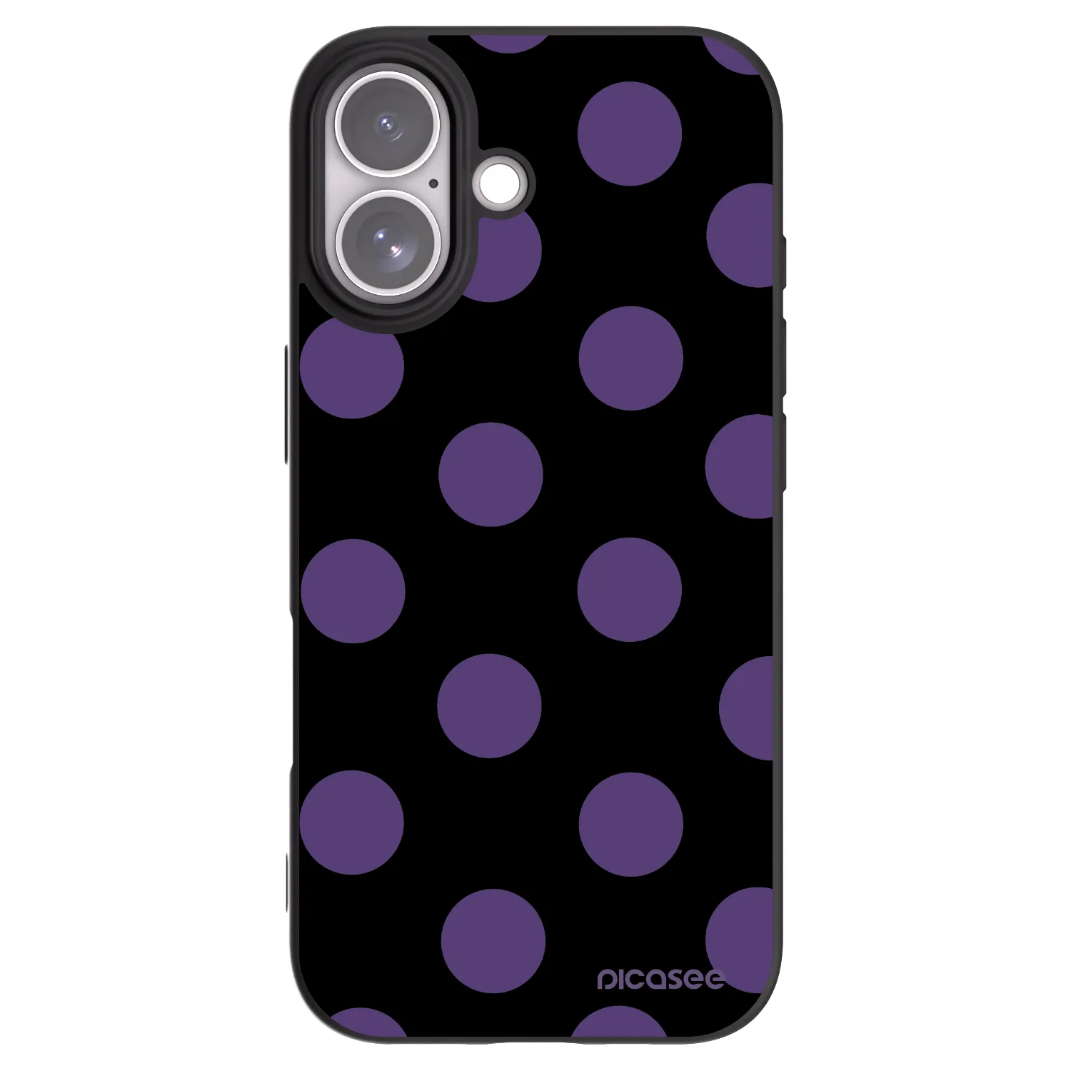 Picasee husă neagră din silicon pentru Apple iPhone 17 - Big flickers