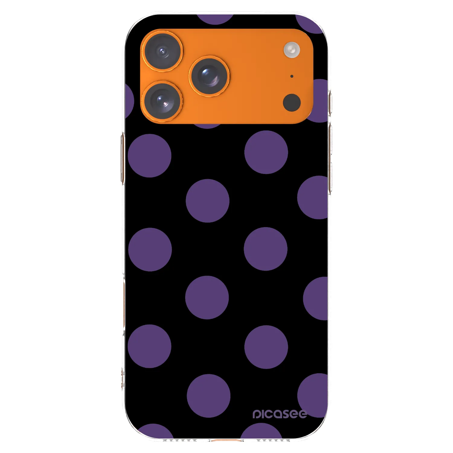 Picasee husă transparentă din silicon pentru Apple iPhone 17 Pro Max - Big flickers