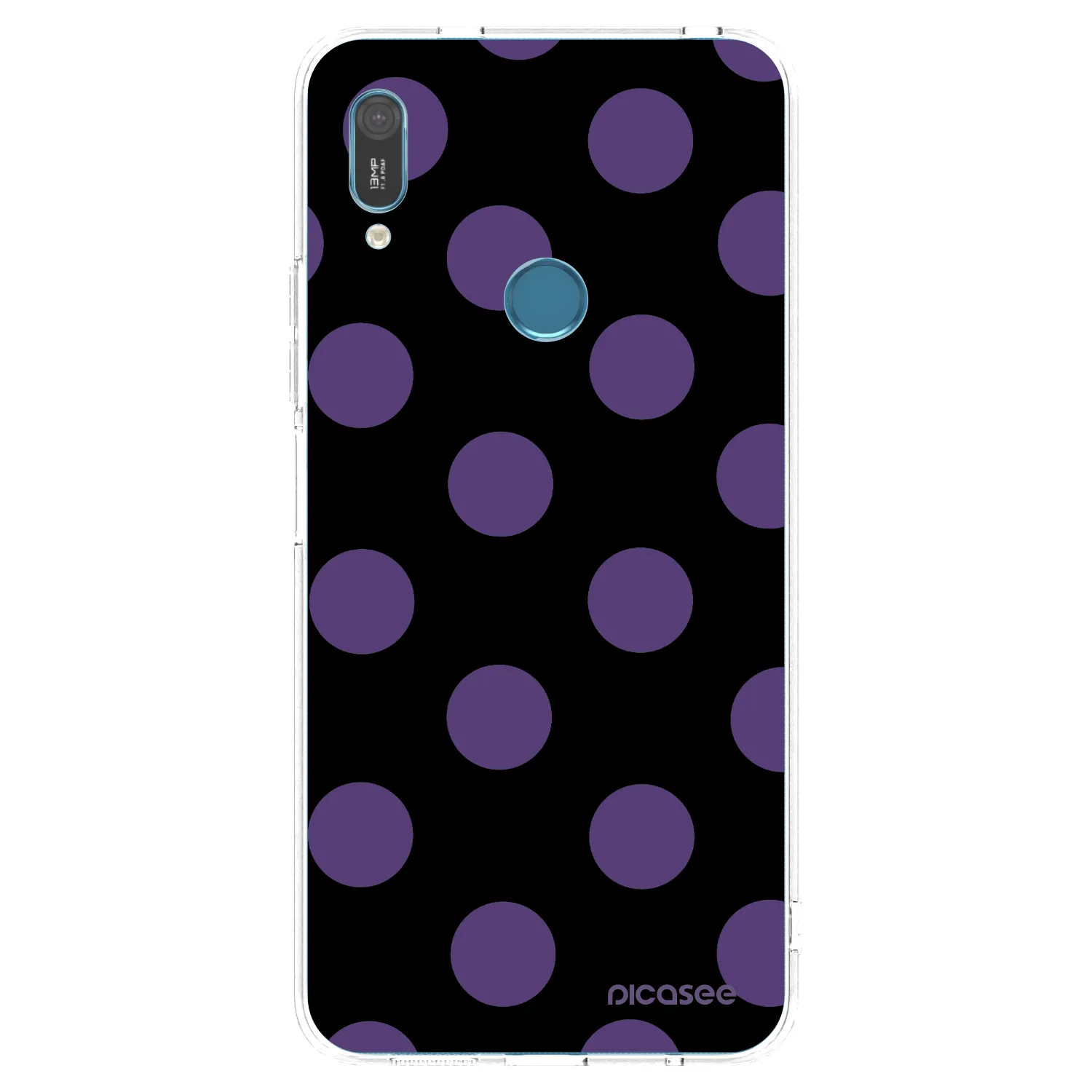 Picasee husă transparentă din silicon pentru Huawei Y6 2019 - Big flickers