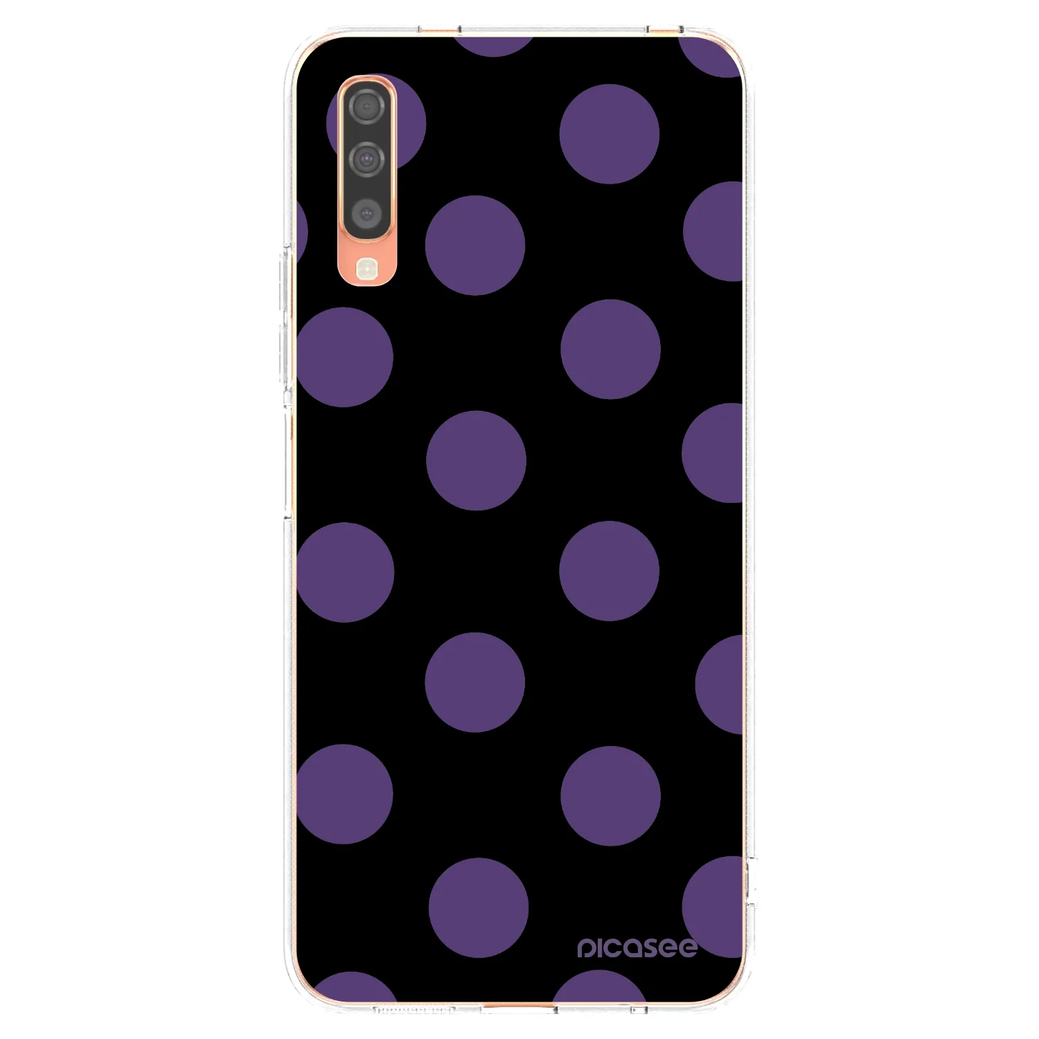 Picasee husă transparentă din silicon pentru Samsung Galaxy A70 A705F - Big flickers