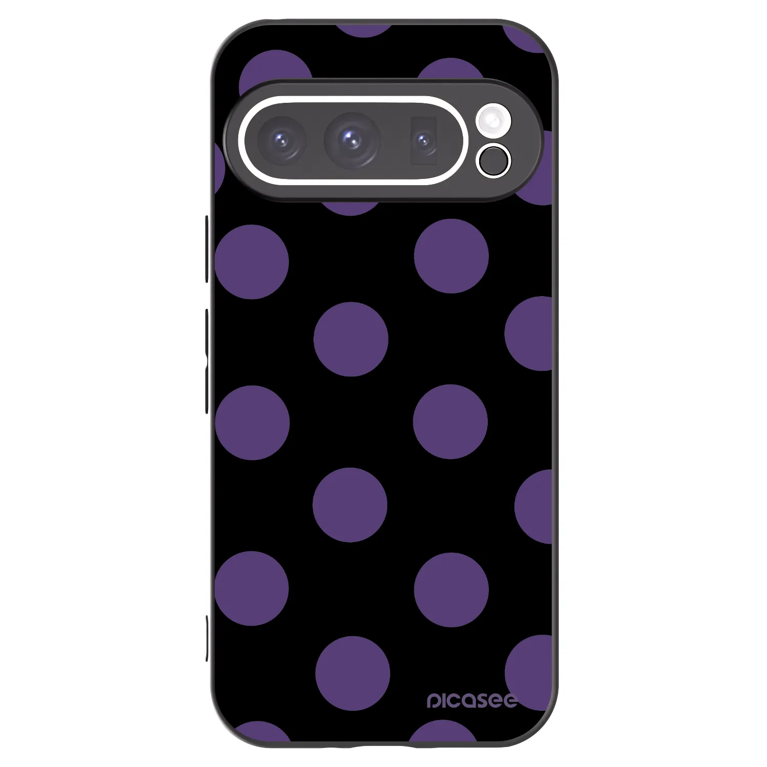 Picasee husă neagră din silicon pentru Google Pixel 9 Pro XL - Big flickers