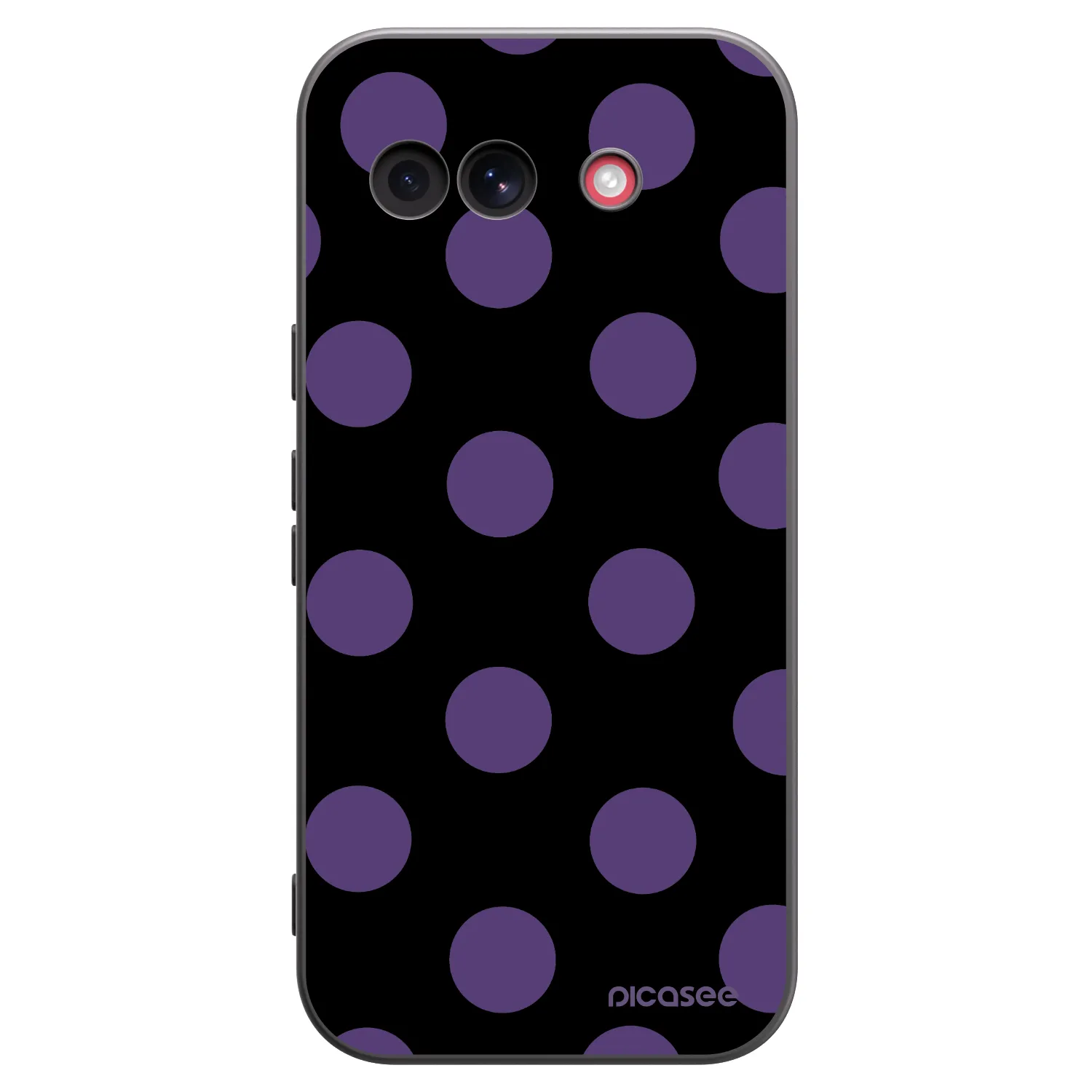 Picasee husă neagră din silicon pentru Google Pixel 10a - Big flickers