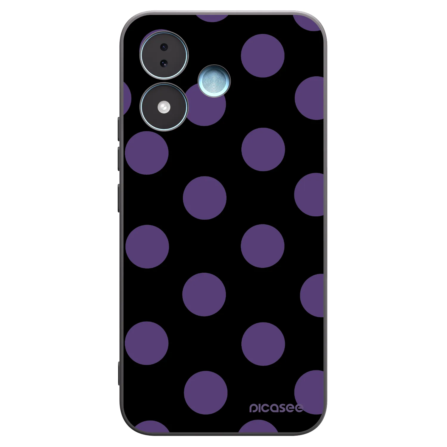 Picasee husă neagră din silicon pentru Xiaomi Redmi Note 17 5G - Big flickers