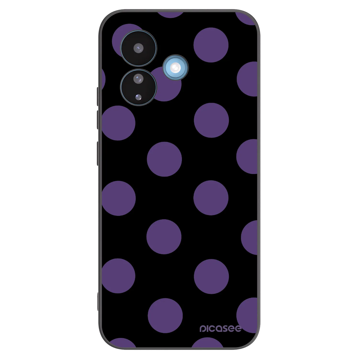 Picasee husă neagră din silicon pentru Xiaomi Redmi Note 17 Pro 5G - Big flickers