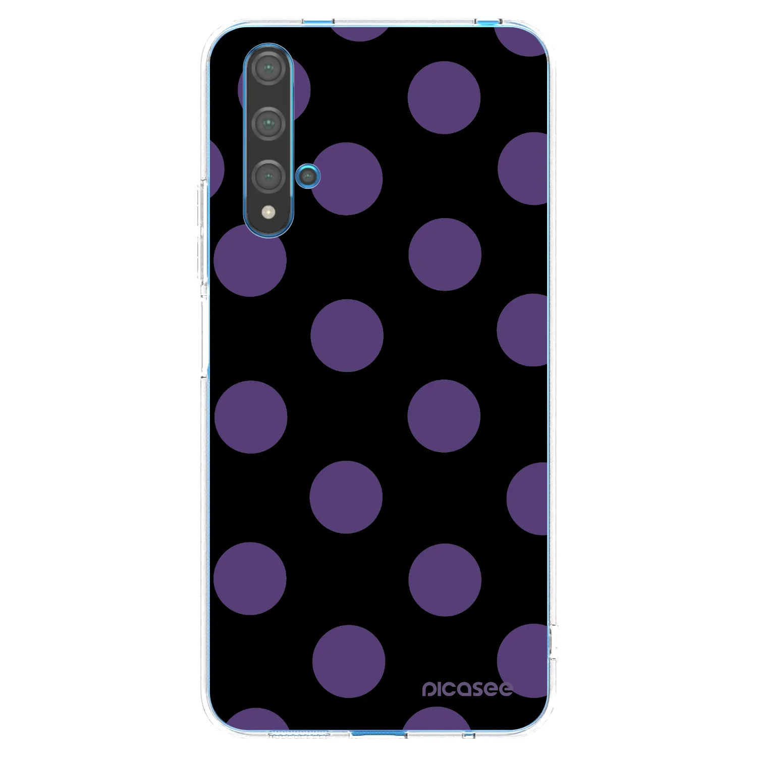 Picasee husă transparentă din silicon pentru Huawei Nova 5T - Big flickers