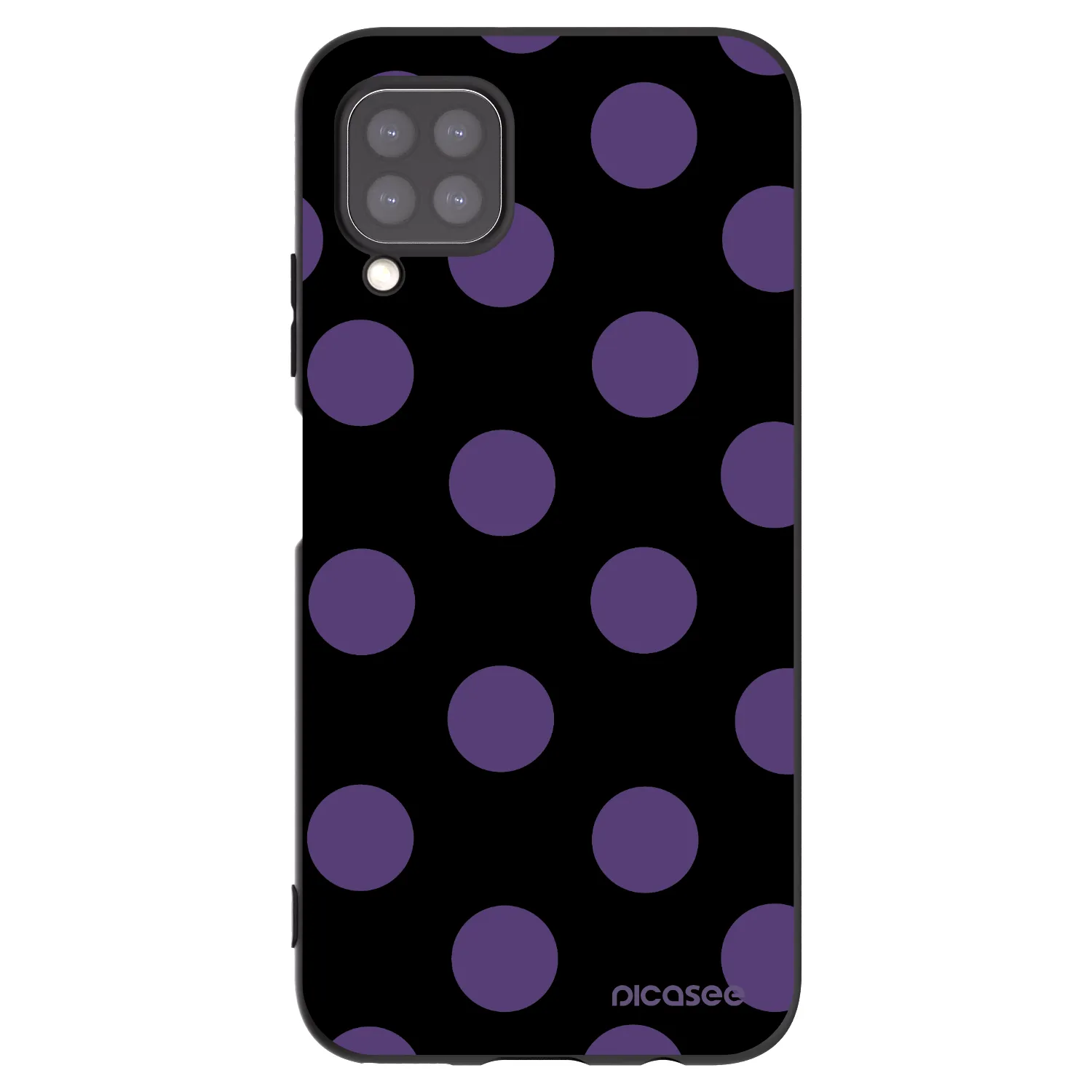 Picasee husă neagră din silicon pentru Huawei P40 Lite - Big flickers