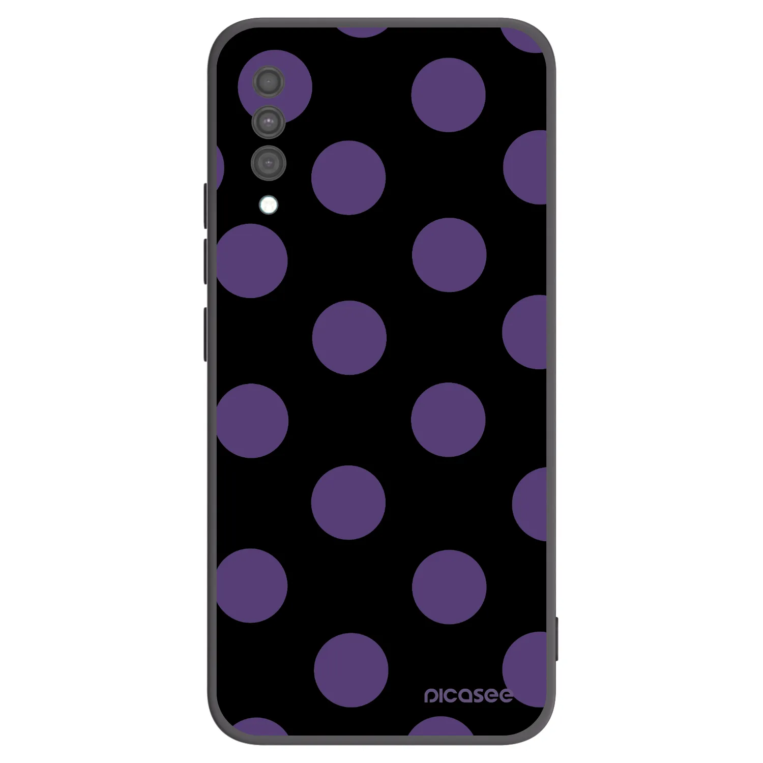 Picasee husă neagră din silicon pentru Samsung Galaxy A30s A307F - Big flickers