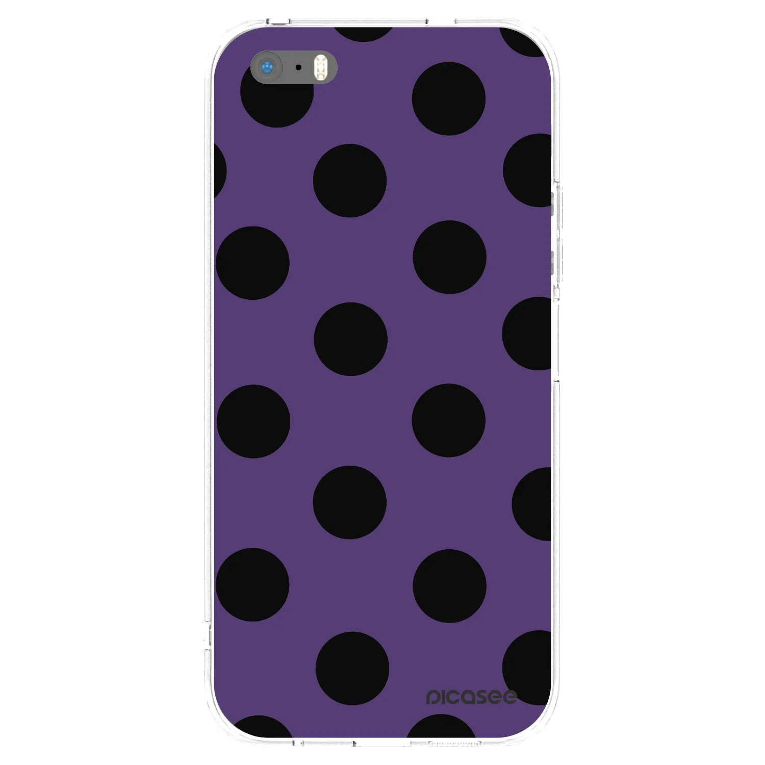 Picasee husă transparentă din silicon pentru Apple iPhone 5/5S/SE - Big flickers 2
