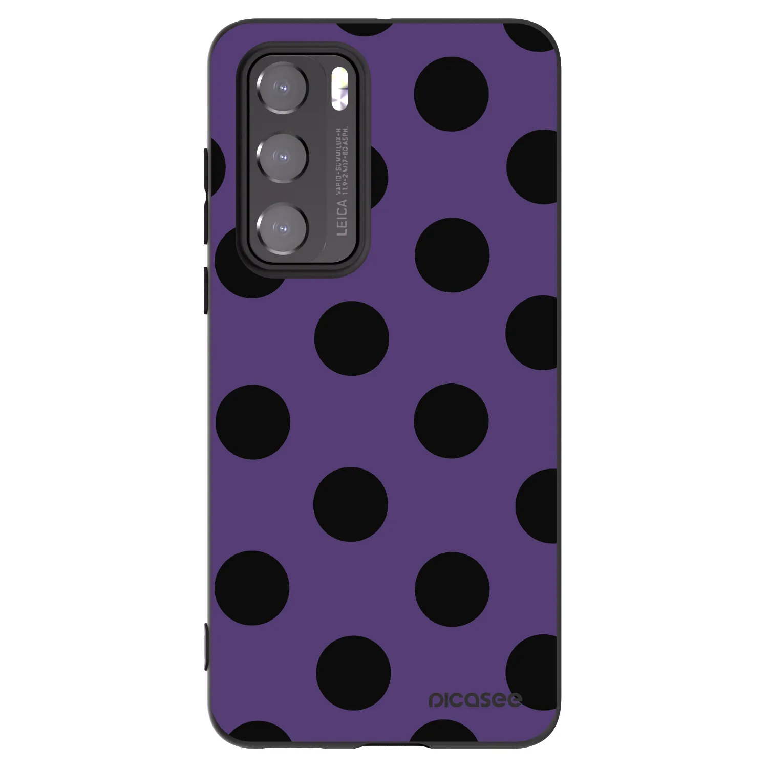 Picasee husă neagră din silicon pentru Huawei P40 - Big flickers 2