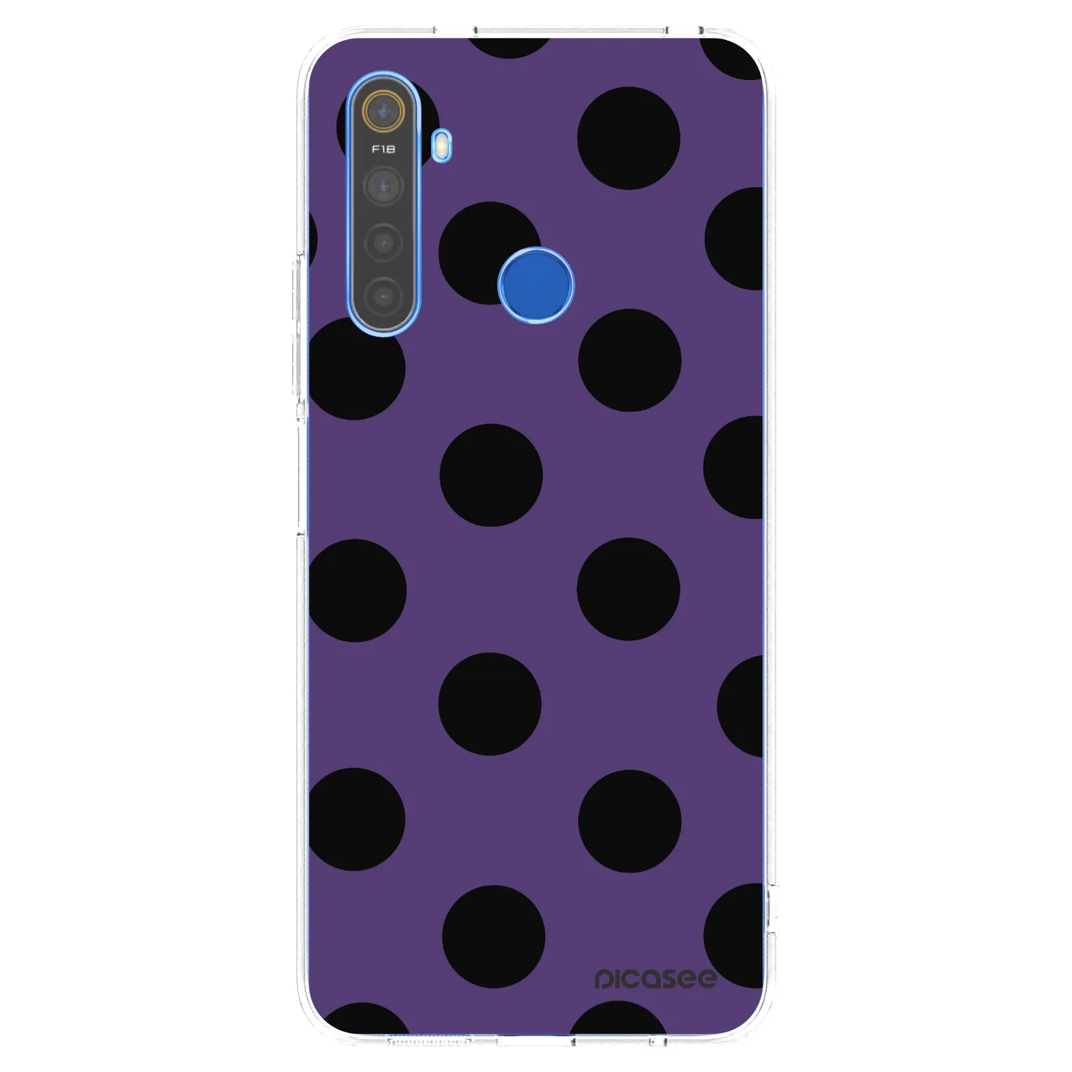 Picasee husă transparentă din silicon pentru Realme 5 - Big flickers 2