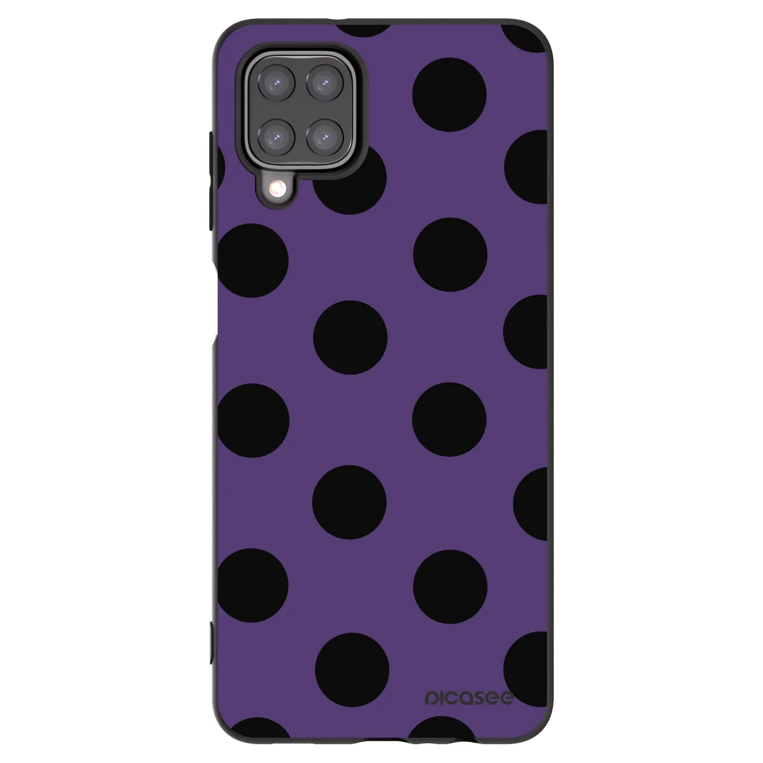 Picasee husă neagră din silicon pentru Samsung Galaxy A12 A125F - Big flickers 2