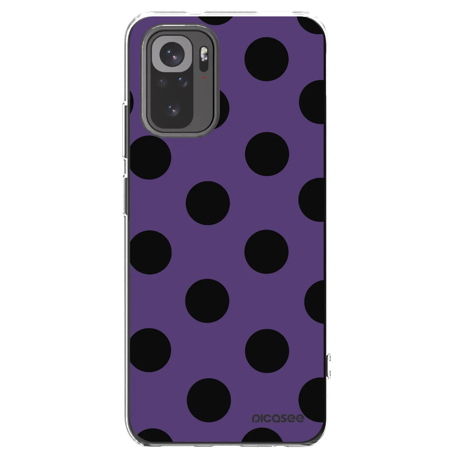 Picasee husă transparentă din silicon pentru Xiaomi Redmi Note 10 - Big flickers 2