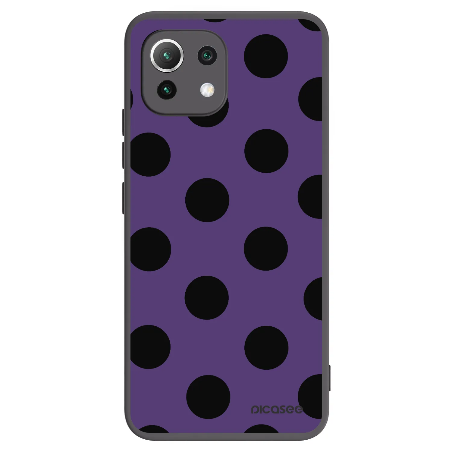 Picasee husă neagră din silicon pentru Xiaomi Mi 11 Lite - Big flickers 2