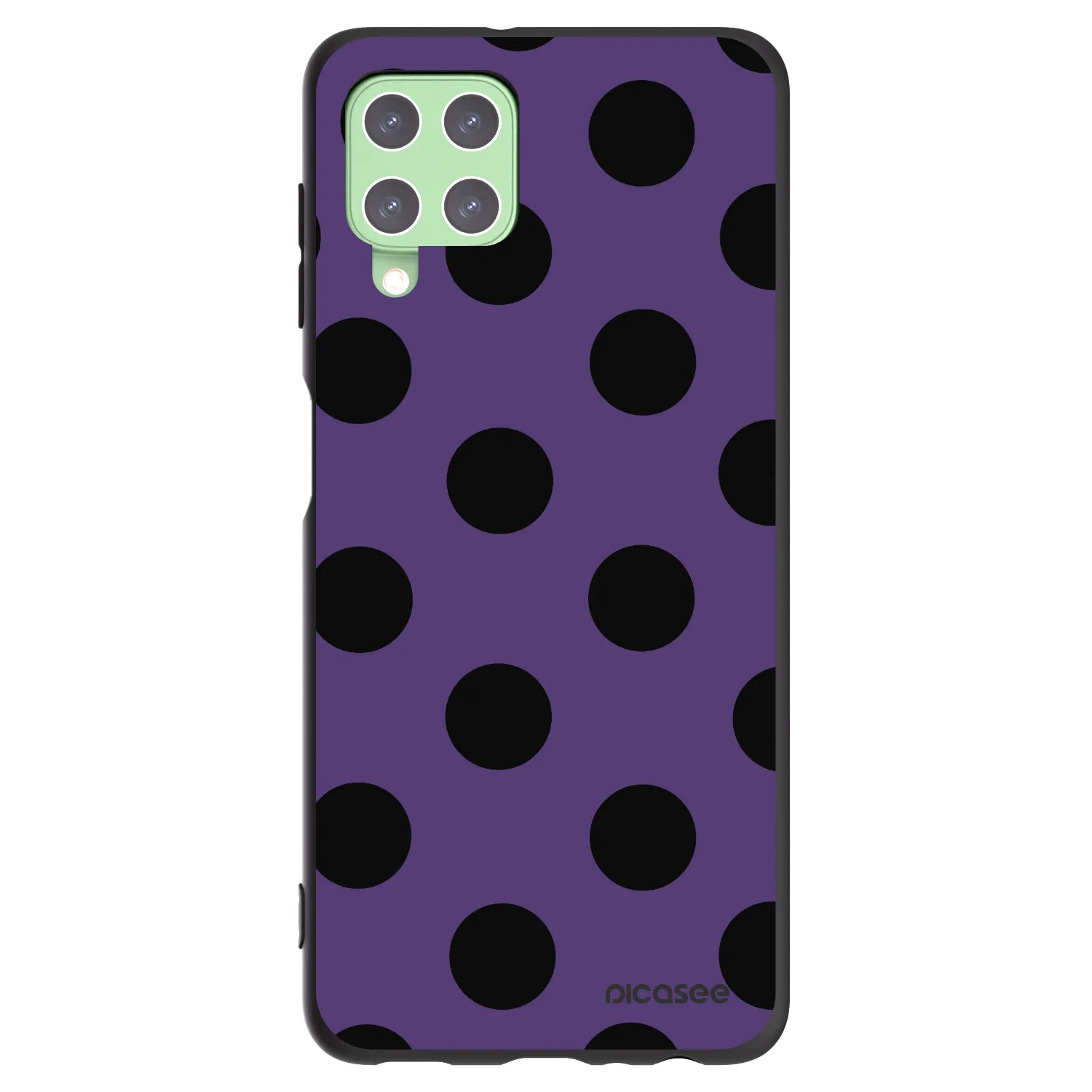 Picasee husă neagră din silicon pentru Samsung Galaxy A22 A225F 4G - Big flickers 2