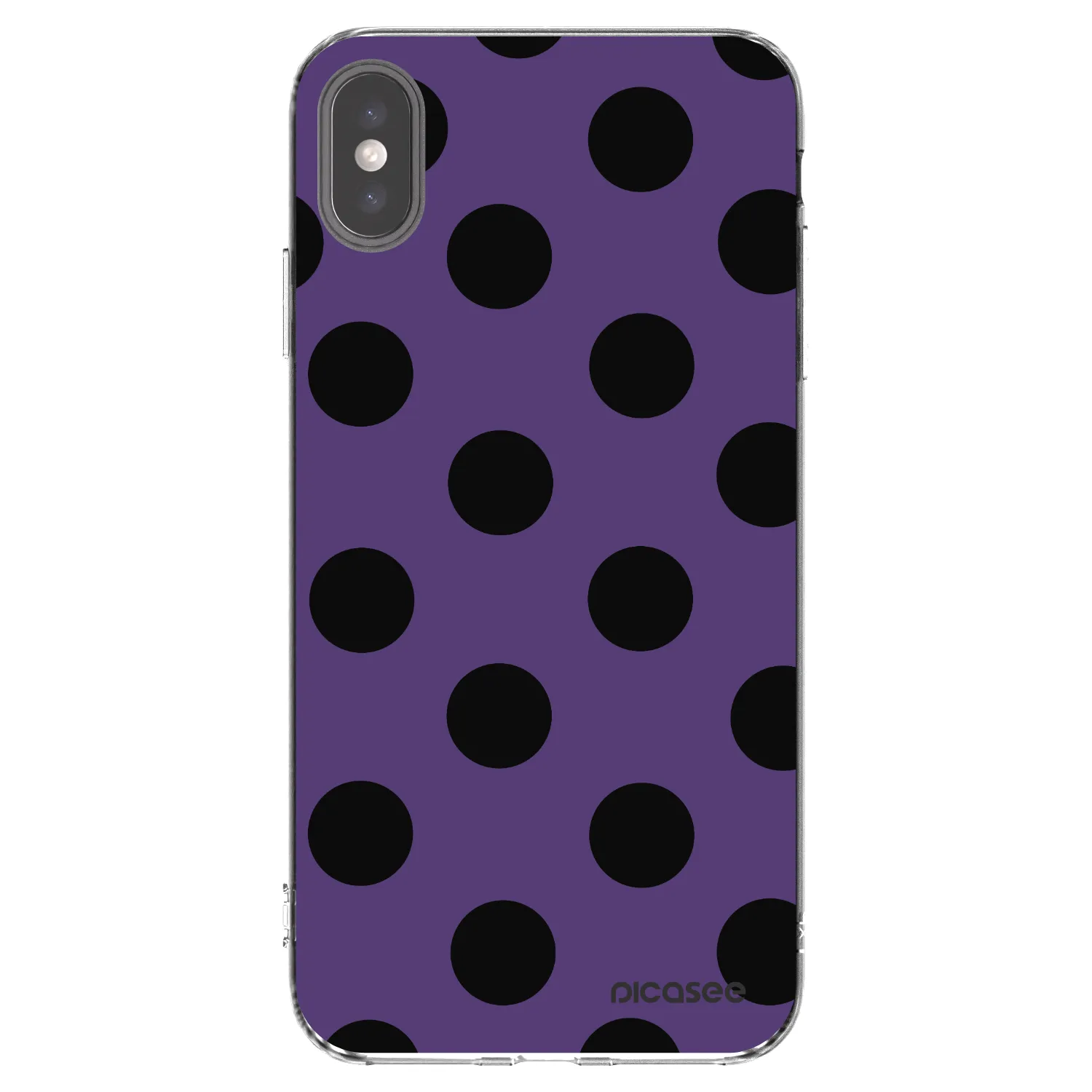Picasee husă transparentă din silicon pentru Apple iPhone XS Max - Big flickers 2