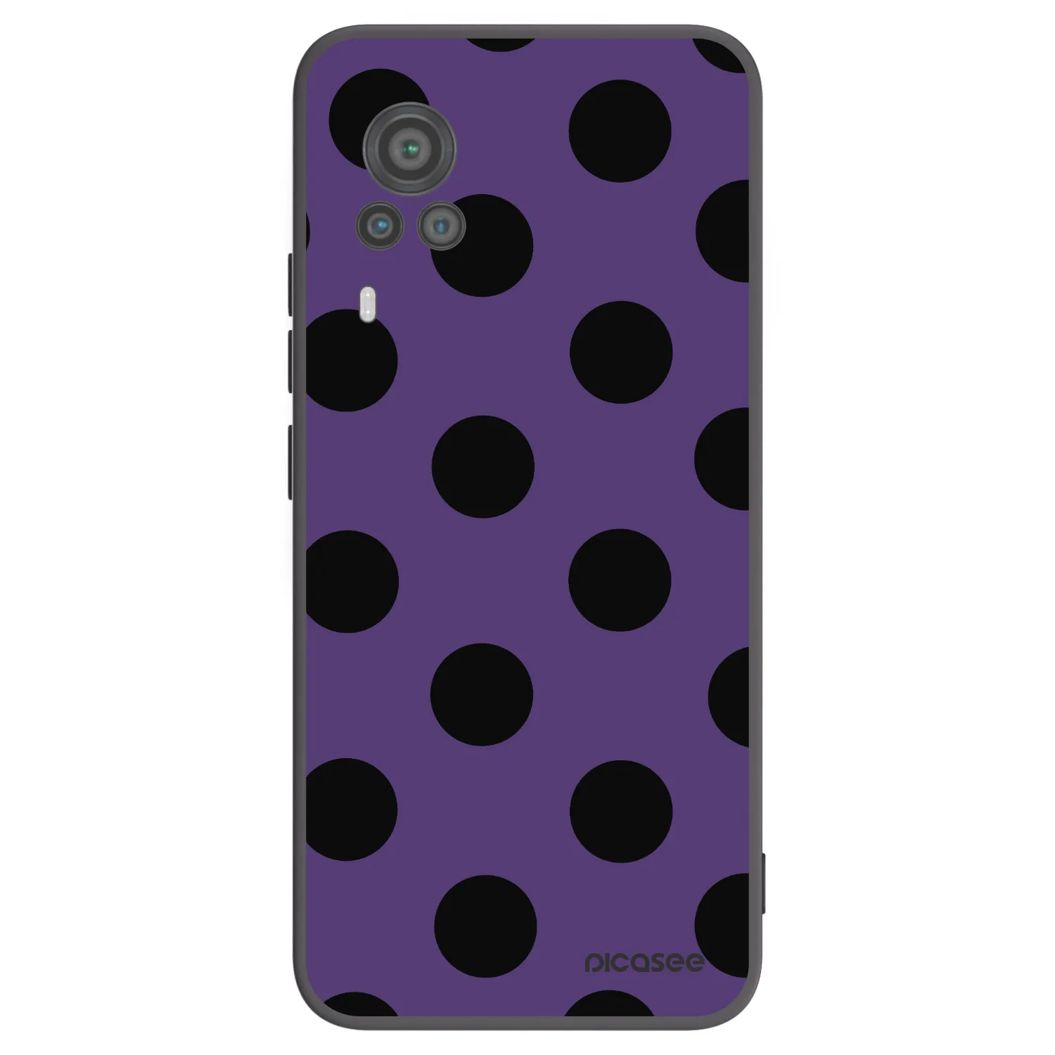 Picasee husă neagră din silicon pentru Vivo X60 Pro 5G - Big flickers 2