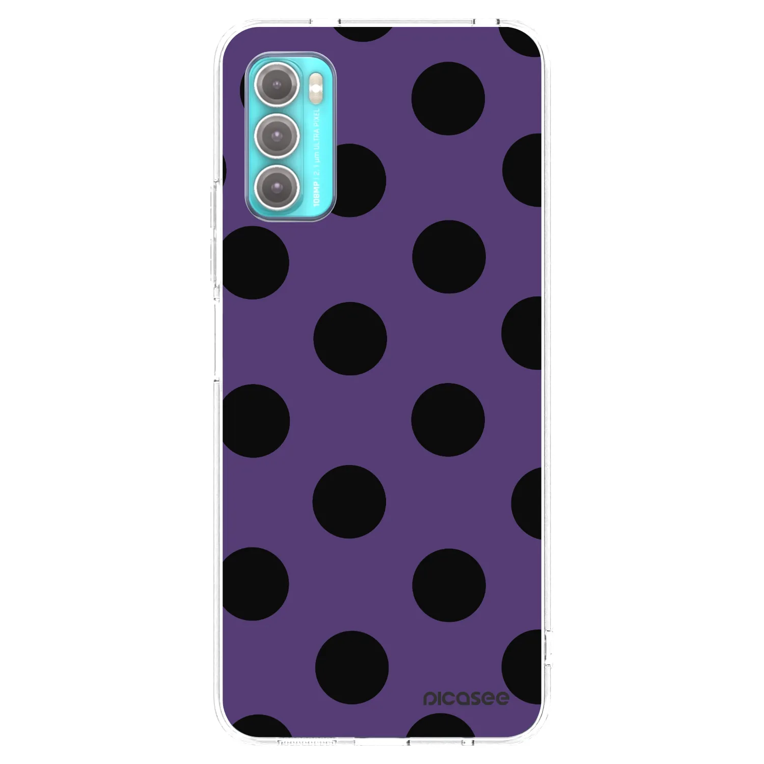 Picasee husă transparentă din silicon pentru Motorola Moto G60 - Big flickers 2