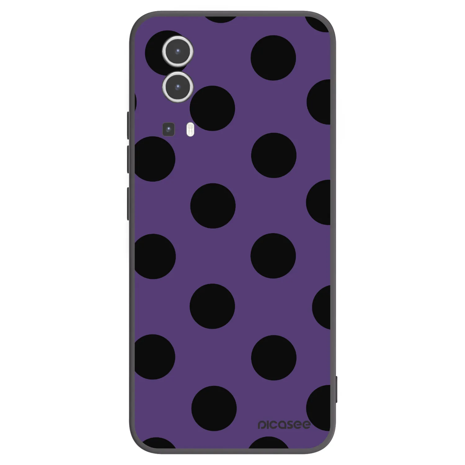 Picasee husă neagră din silicon pentru Vivo Y72 5G - Big flickers 2