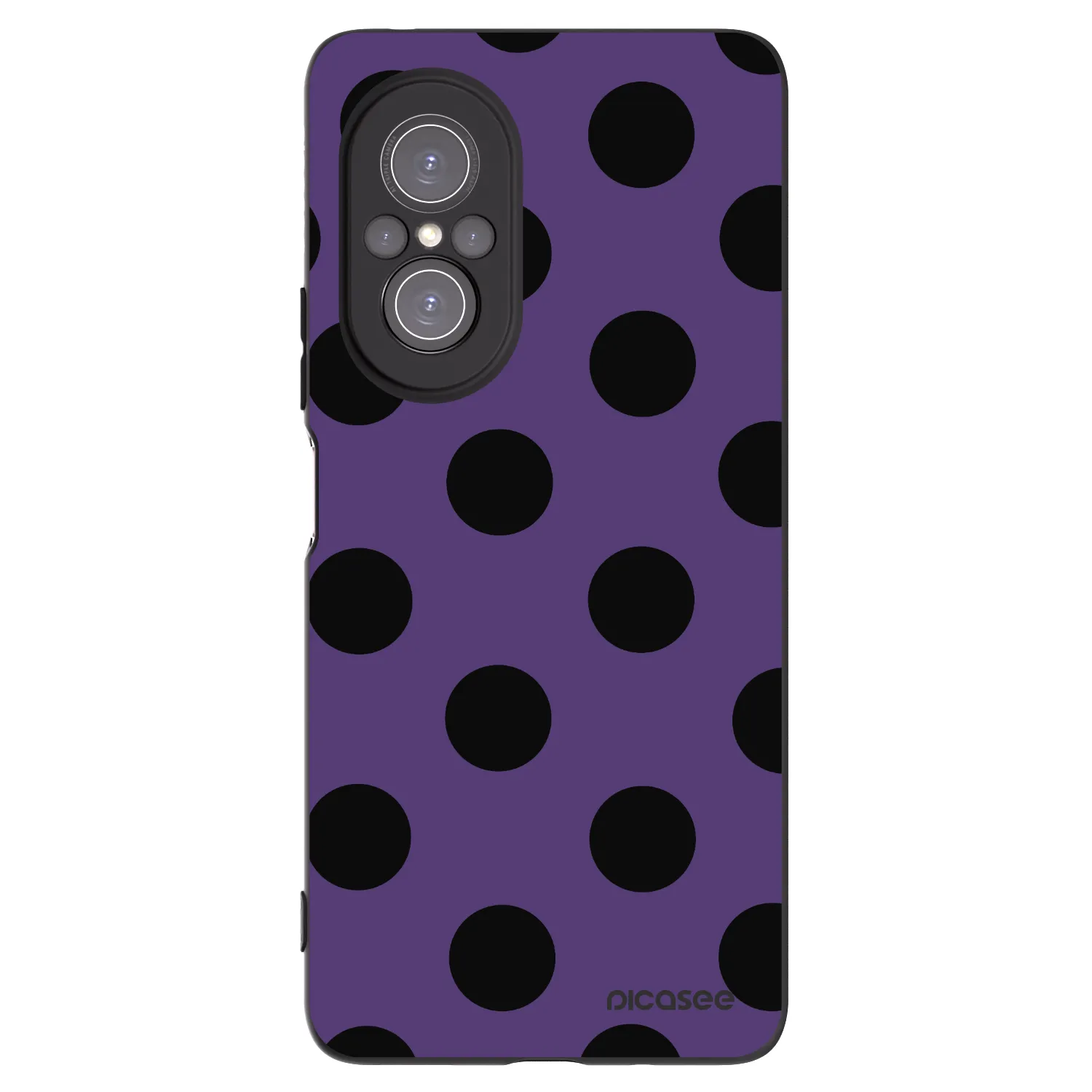 Picasee husă neagră din silicon pentru Huawei Nova 9 SE - Big flickers 2