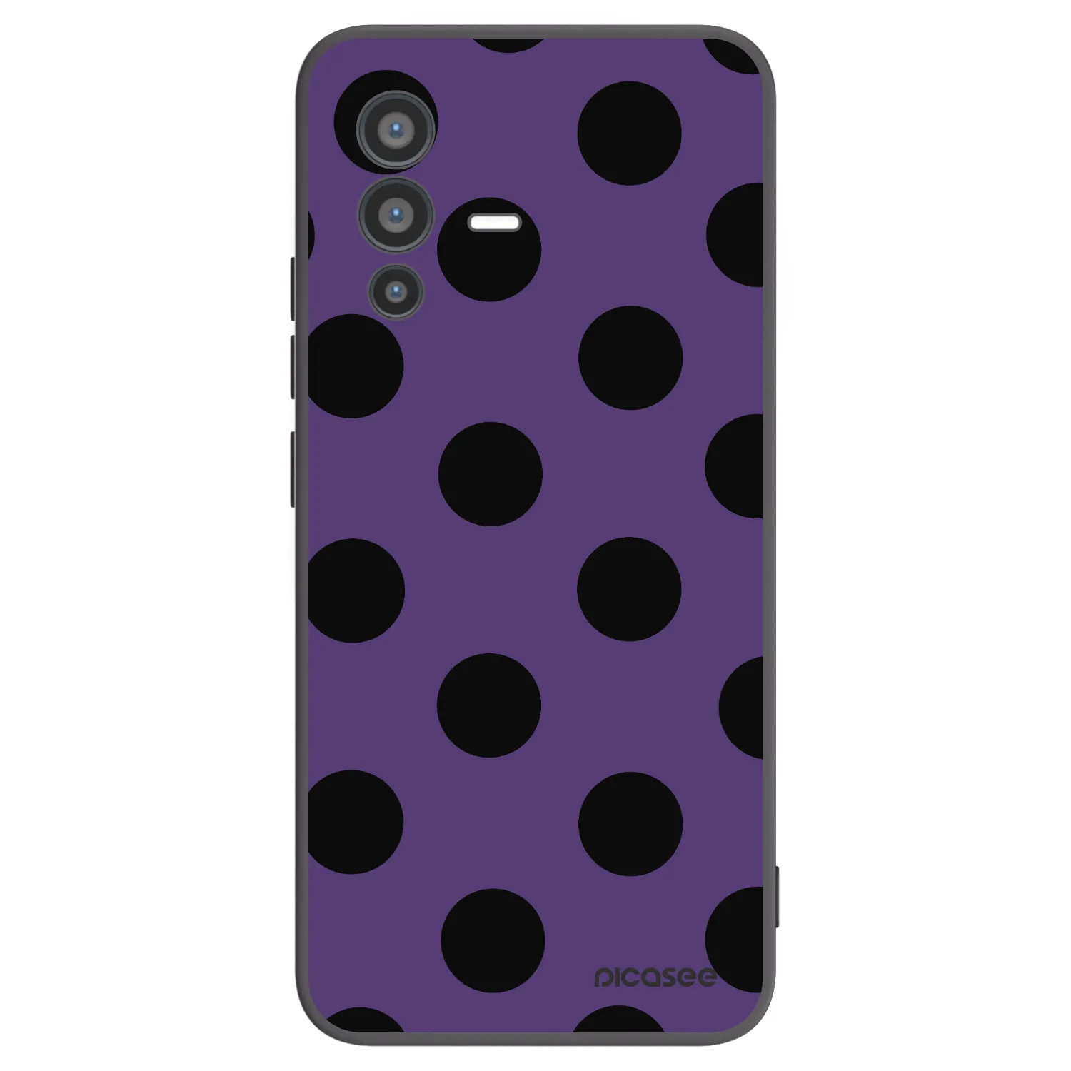 Picasee husă neagră din silicon pentru Vivo V23 5G - Big flickers 2