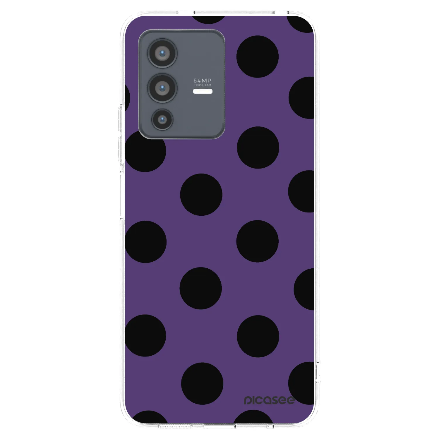 Picasee husă transparentă din silicon pentru Vivo V23 5G - Big flickers 2