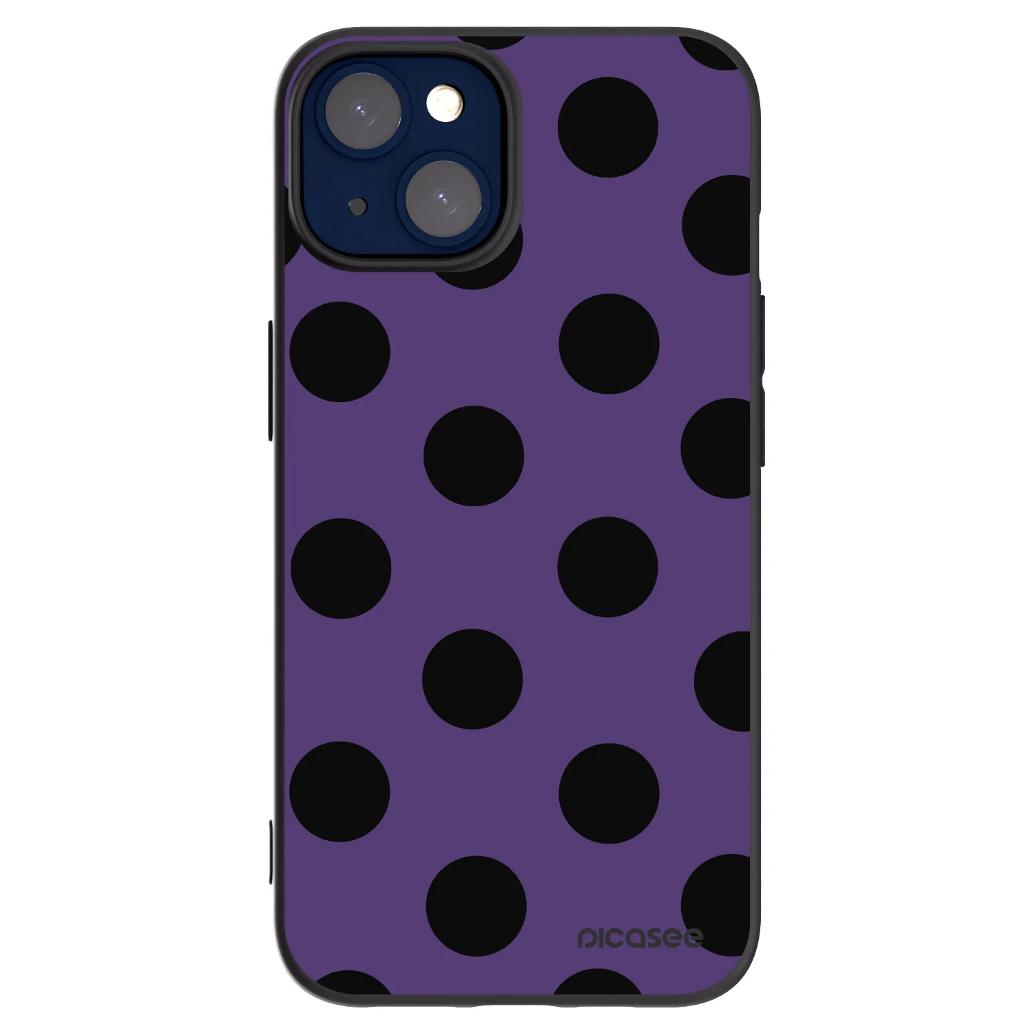 Picasee husă neagră din silicon pentru Apple iPhone 14 - Big flickers 2
