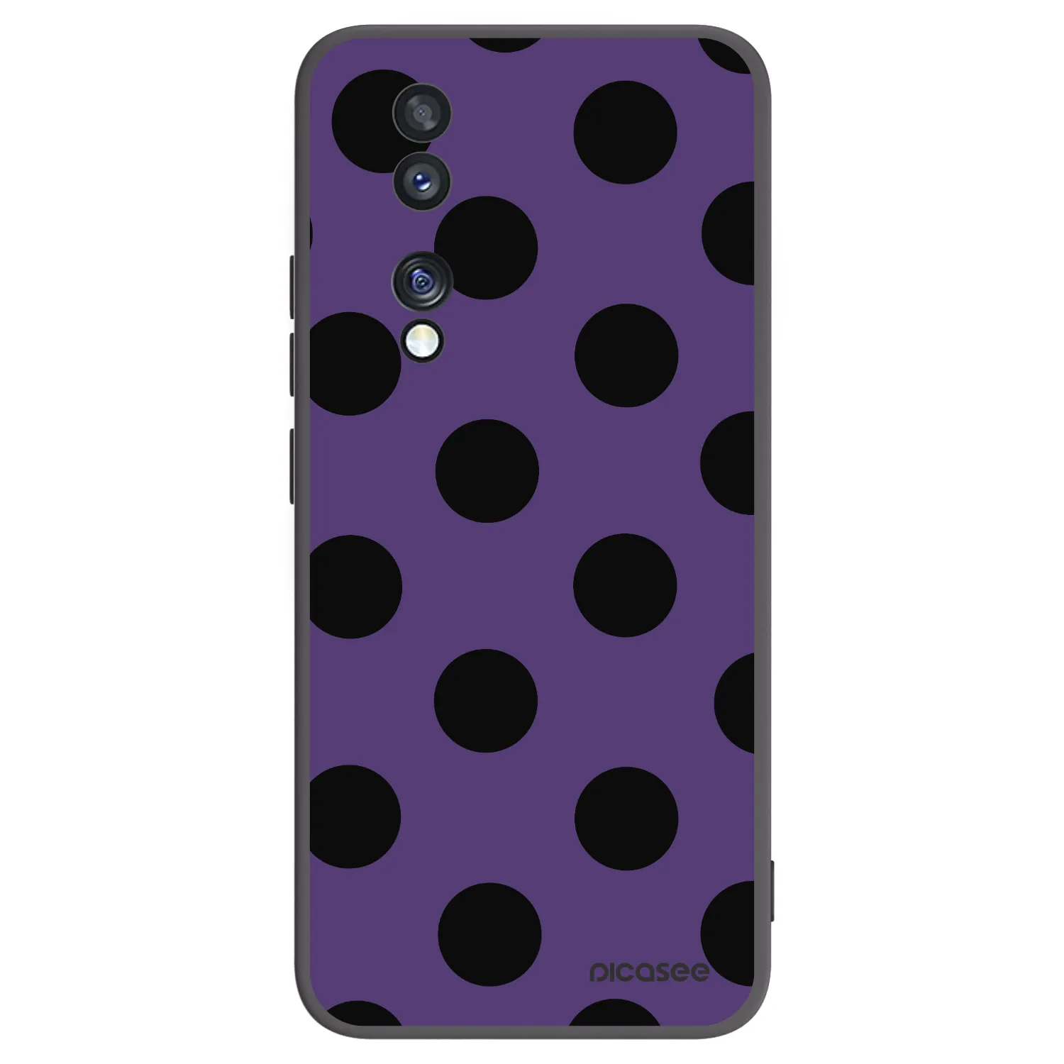 Picasee husă neagră din silicon pentru Honor 70 - Big flickers 2