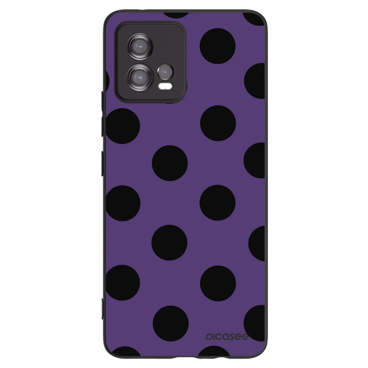 Picasee husă neagră din silicon pentru Motorola Moto G72 - Big flickers 2