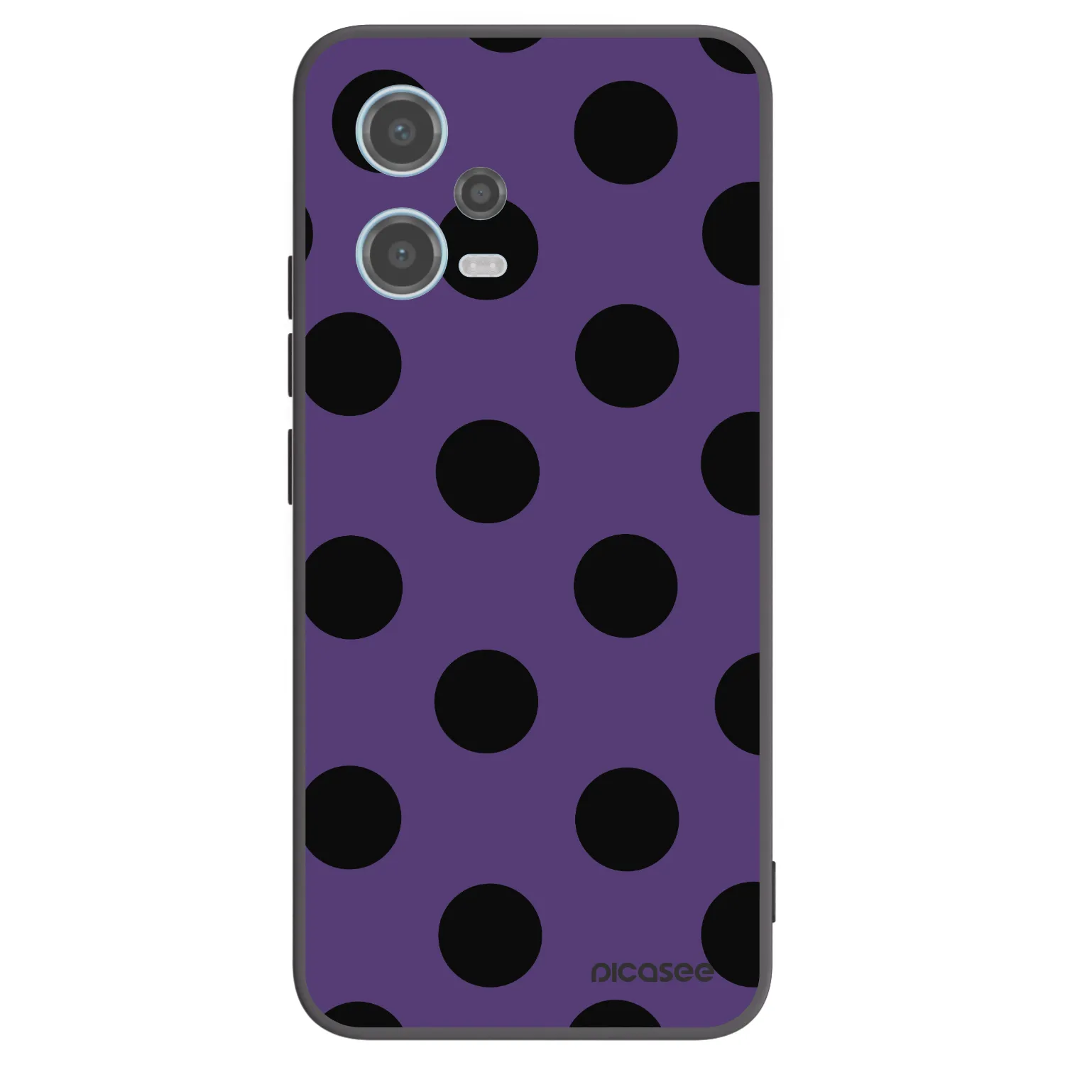 Picasee husă neagră din silicon pentru Xiaomi Redmi Note 12 5G - Big flickers 2