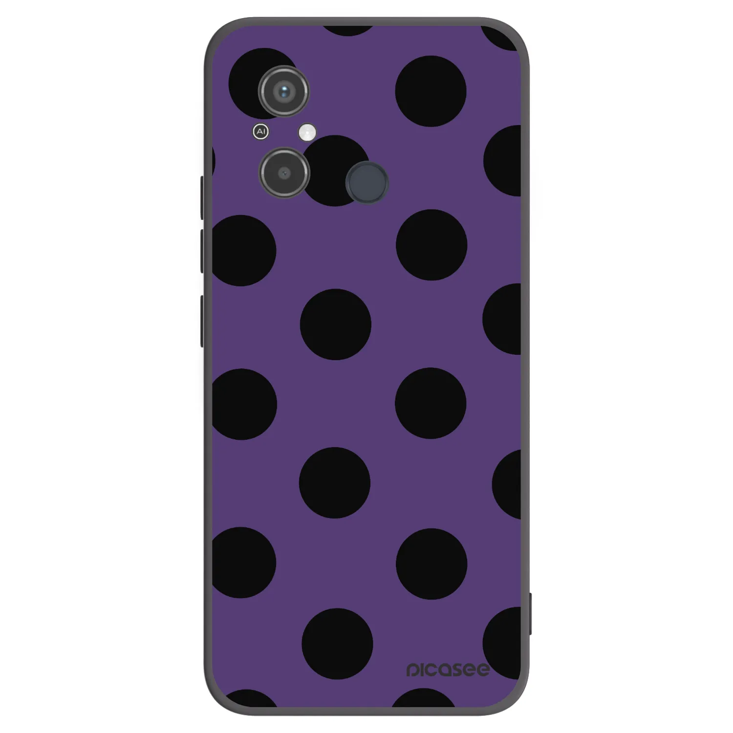 Picasee husă neagră din silicon pentru Xiaomi Redmi 12C - Big flickers 2