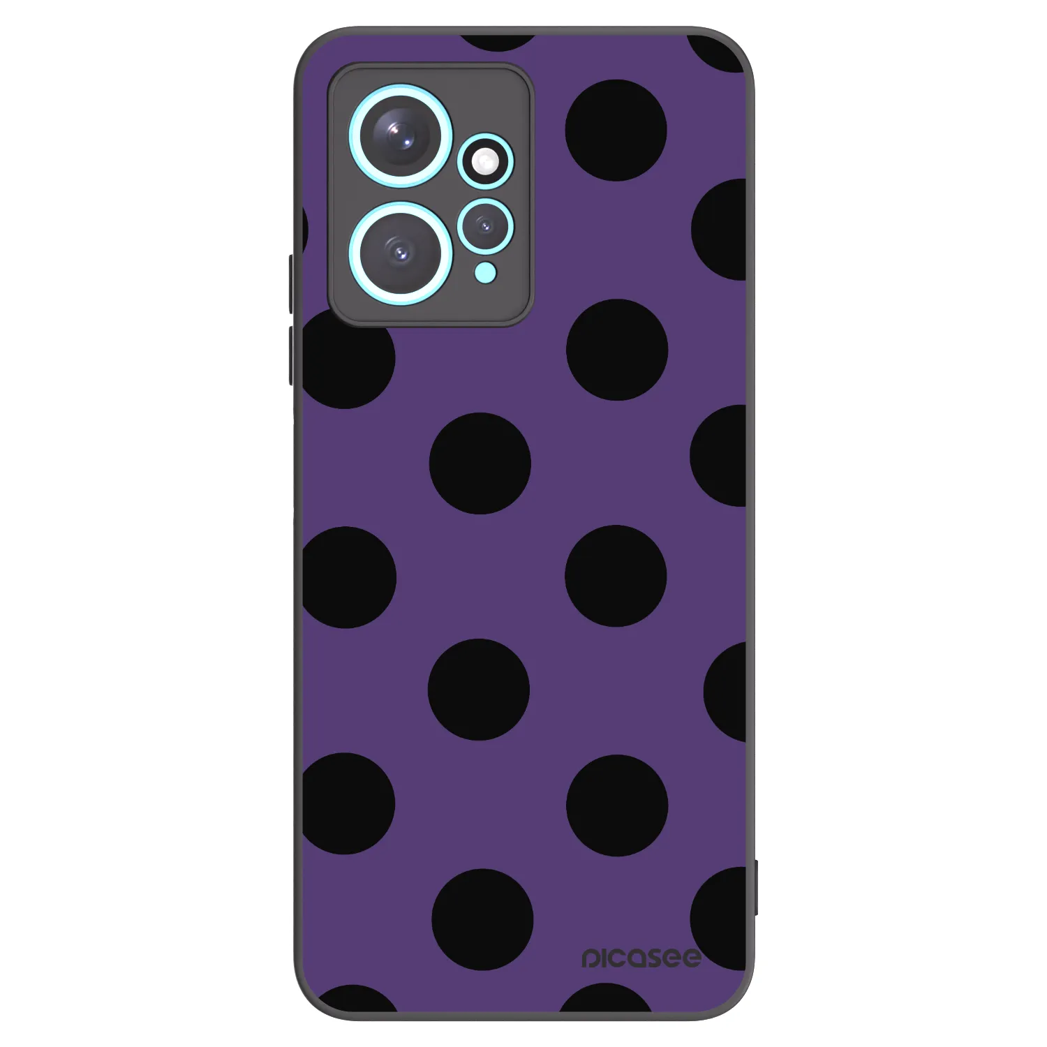 Picasee husă neagră din silicon pentru Xiaomi Redmi Note 12 4G - Big flickers 2