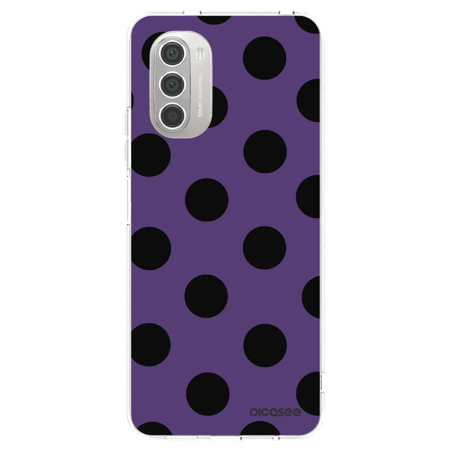Picasee husă transparentă din silicon pentru Motorola Moto G51 - Big flickers 2