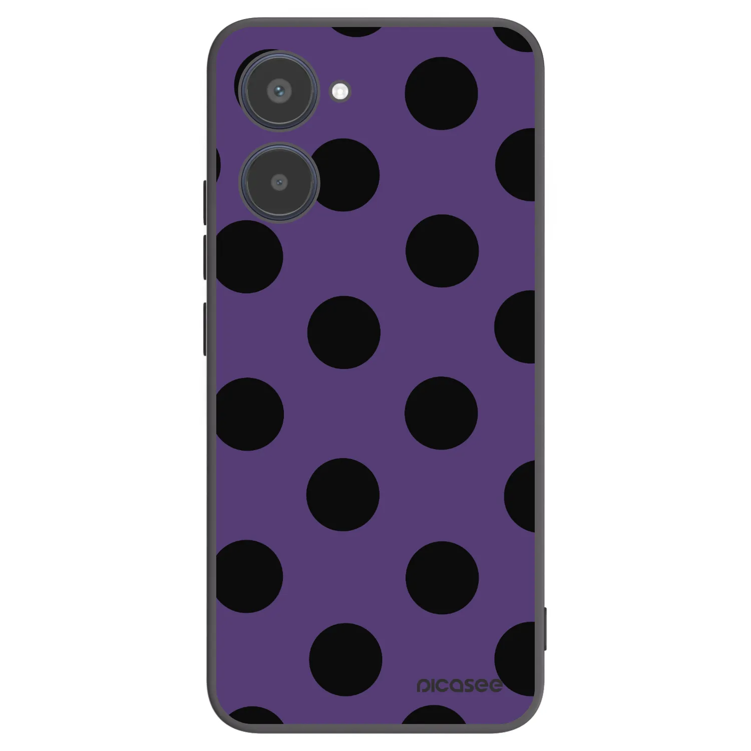 Picasee husă neagră din silicon pentru Realme 10 4G - Big flickers 2
