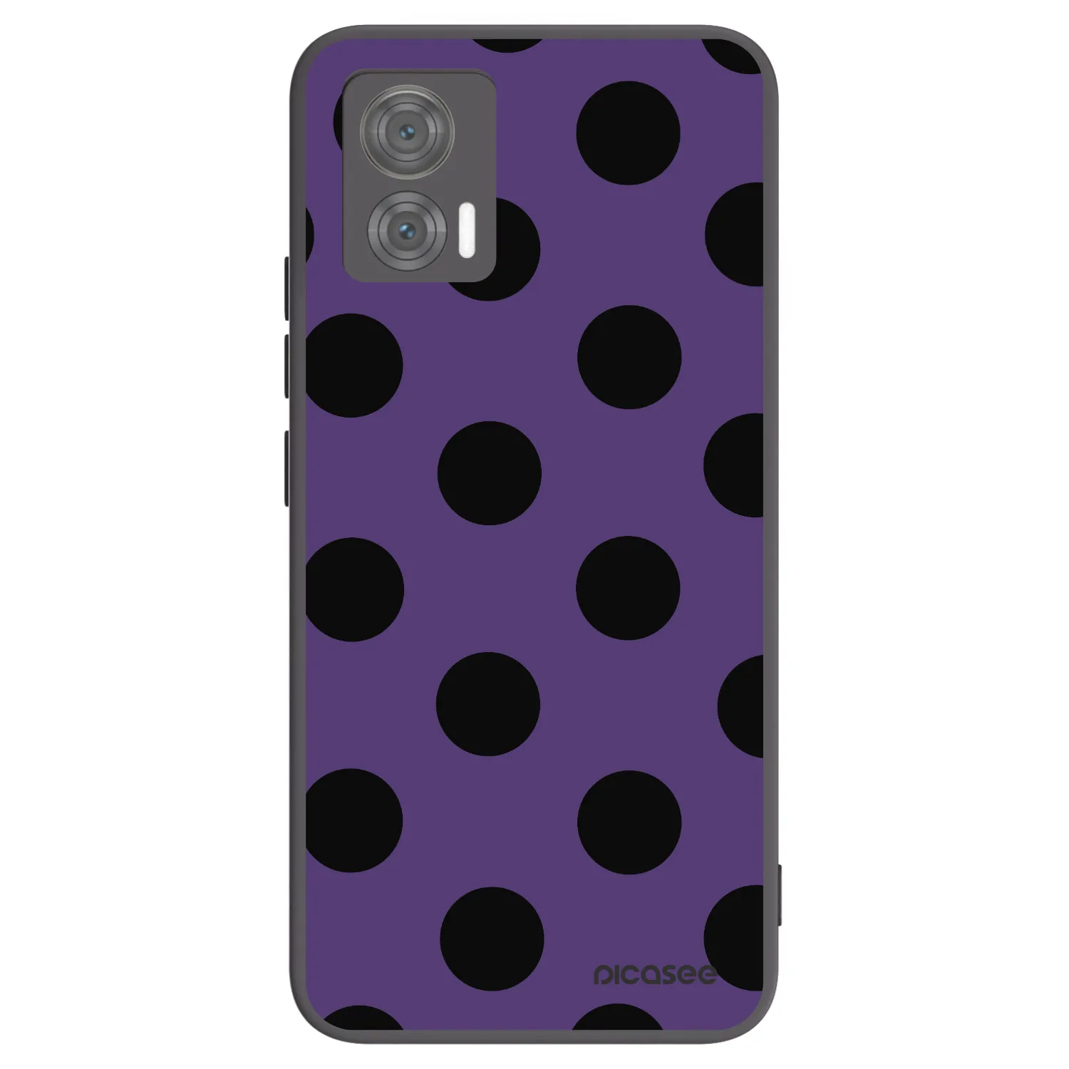 Picasee husă neagră din silicon pentru Motorola Edge 30 Neo - Big flickers 2