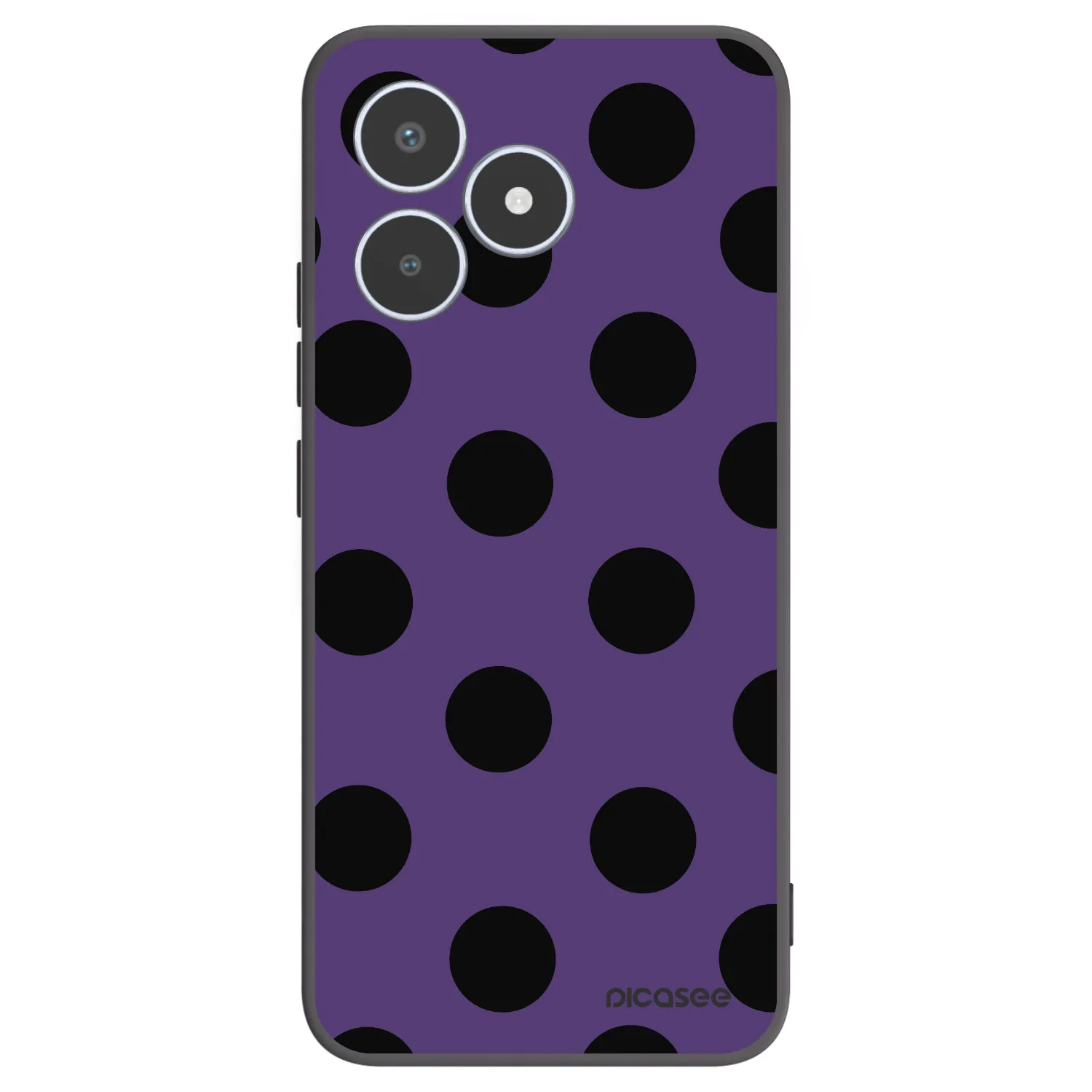 Picasee husă neagră din silicon pentru Realme C53 - Big flickers 2