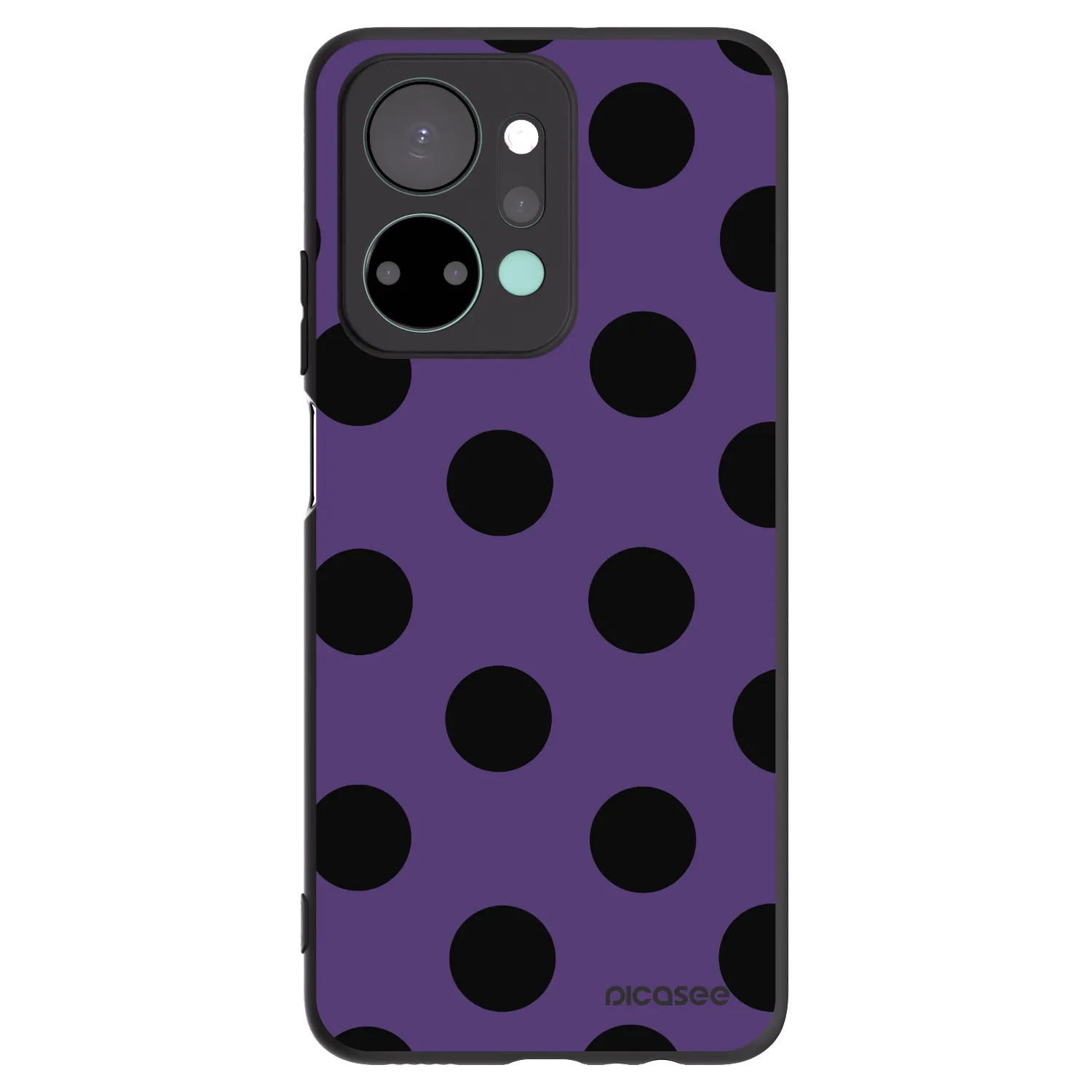Picasee husă neagră din silicon pentru Honor X7a - Big flickers 2