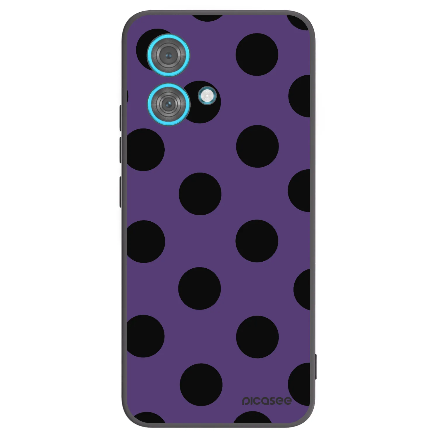 Picasee husă neagră din silicon pentru Motorola Edge 40 Neo - Big flickers 2
