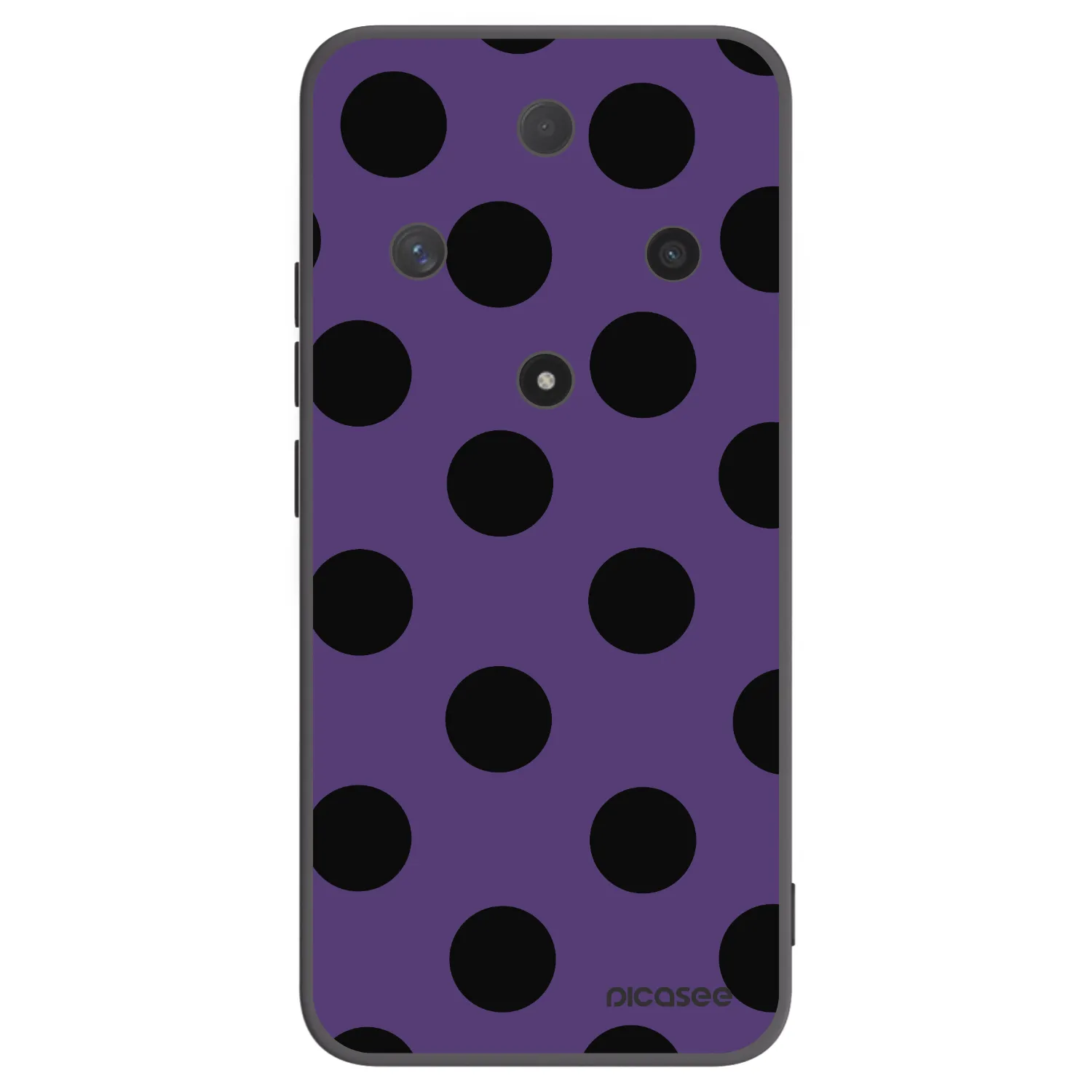 Picasee husă neagră din silicon pentru Honor Magic6 Lite 5G - Big flickers 2