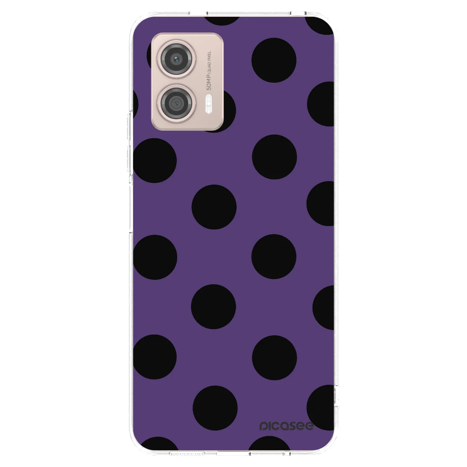 Picasee husă transparentă din silicon pentru Motorola Moto G53 5G - Big flickers 2